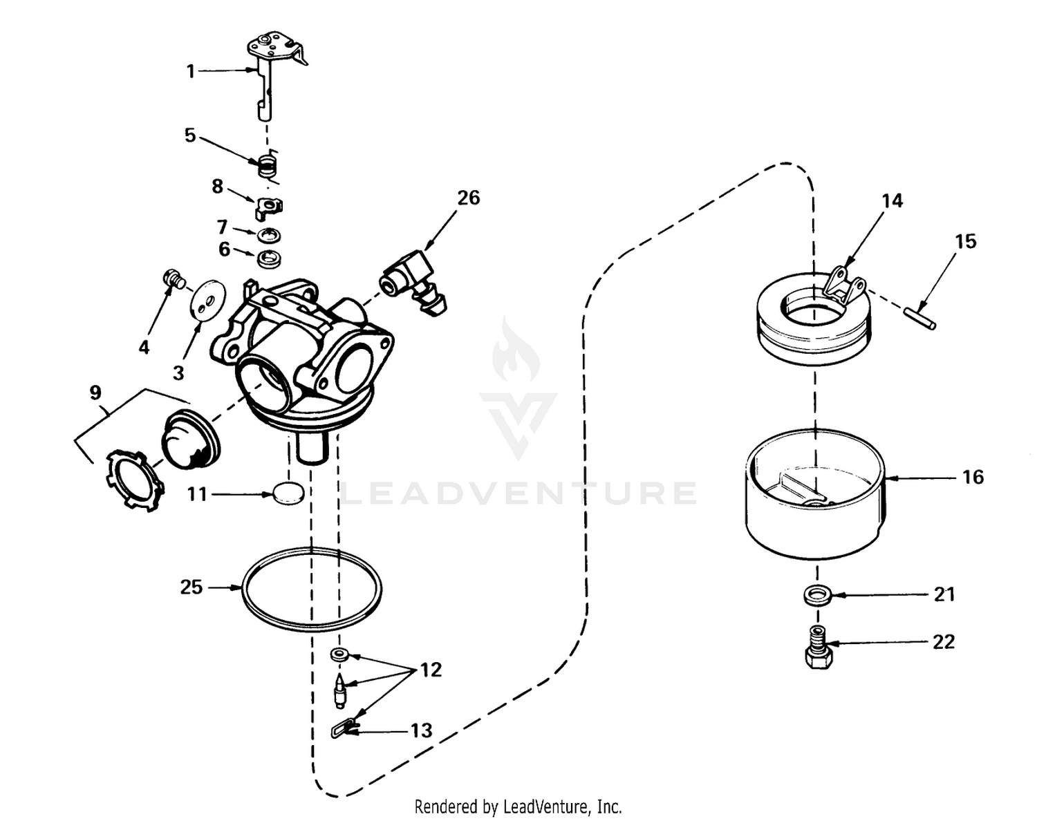 Carburetor No. 632050