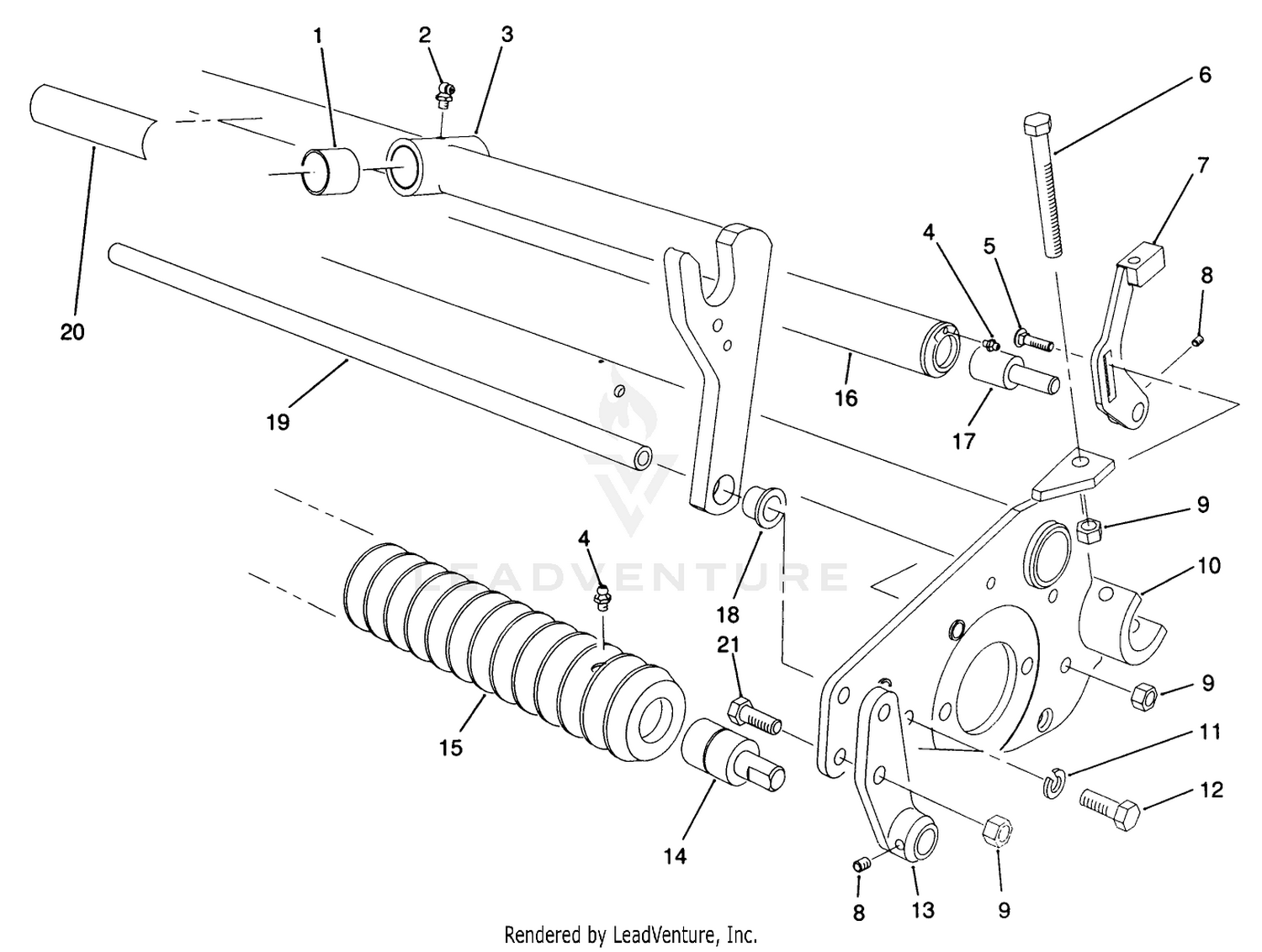 Cutting Unit Rollers Assembly