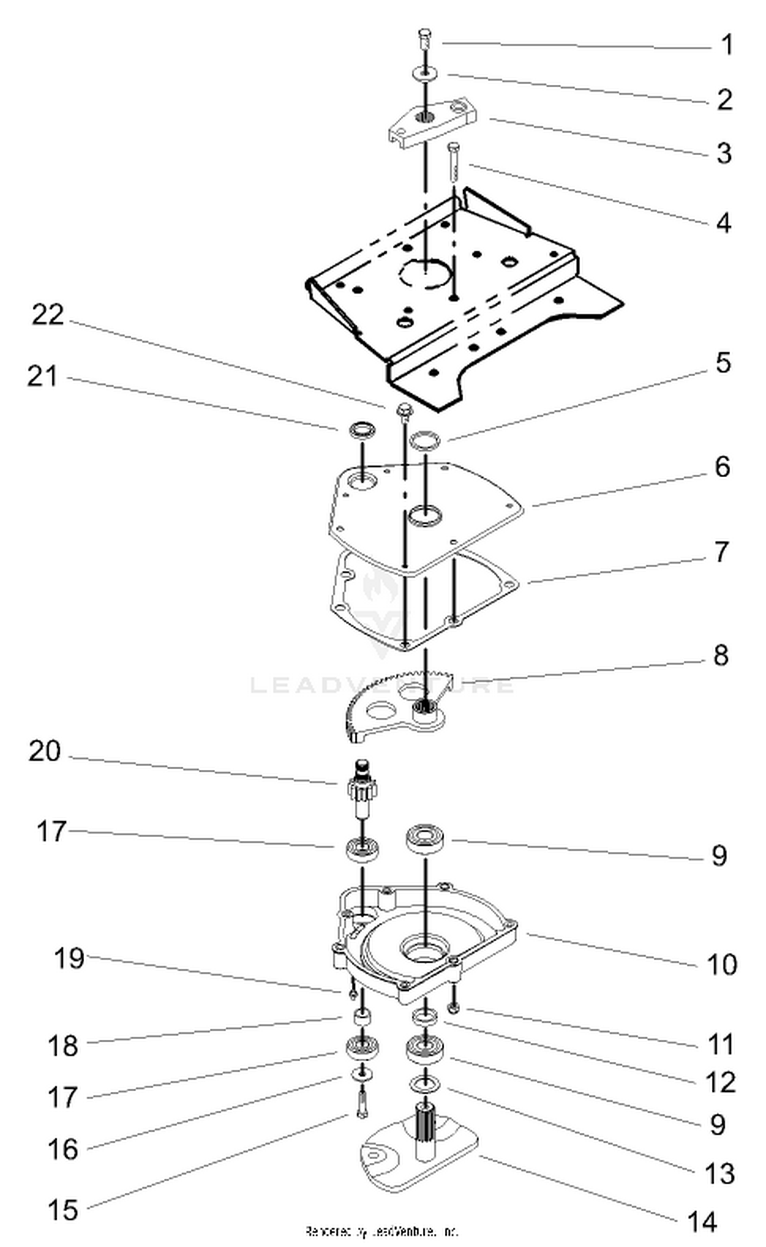 Lower Manual Steering Assembly