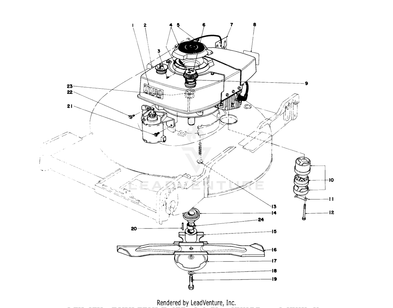 Engine Assembly (model No. 20644 And 20657)