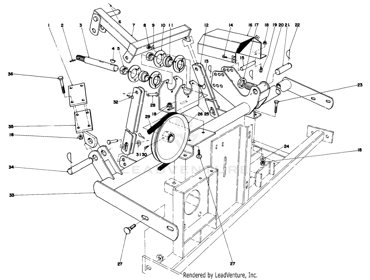 Adapter Kit 48" Snowthrower Model No. 30571 (optional)