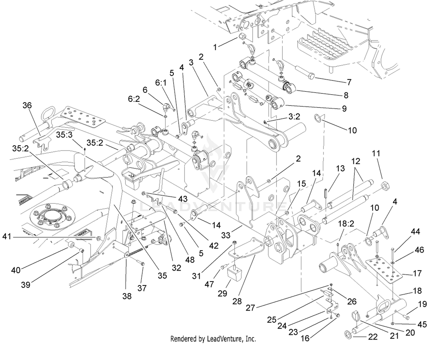 Front Lift Arm Assembly
