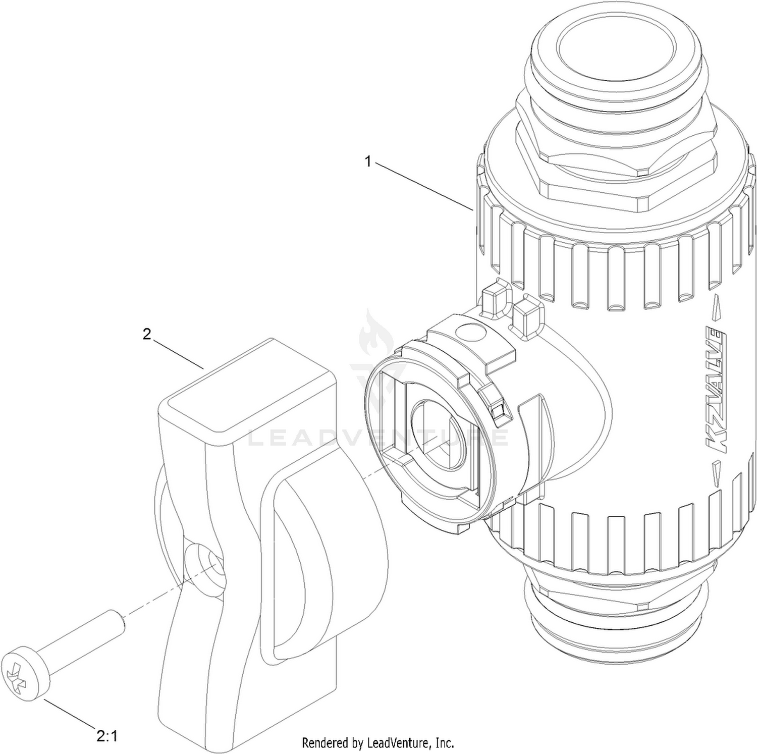 Shutoff Bypass Valve Assembly No. 131-5838