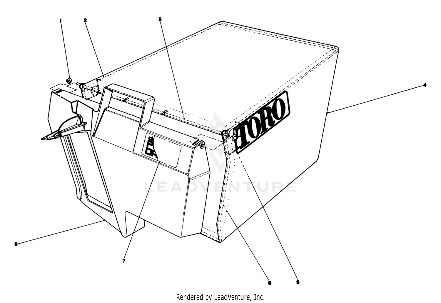 Grass Bag Assembly N0. 11-0189