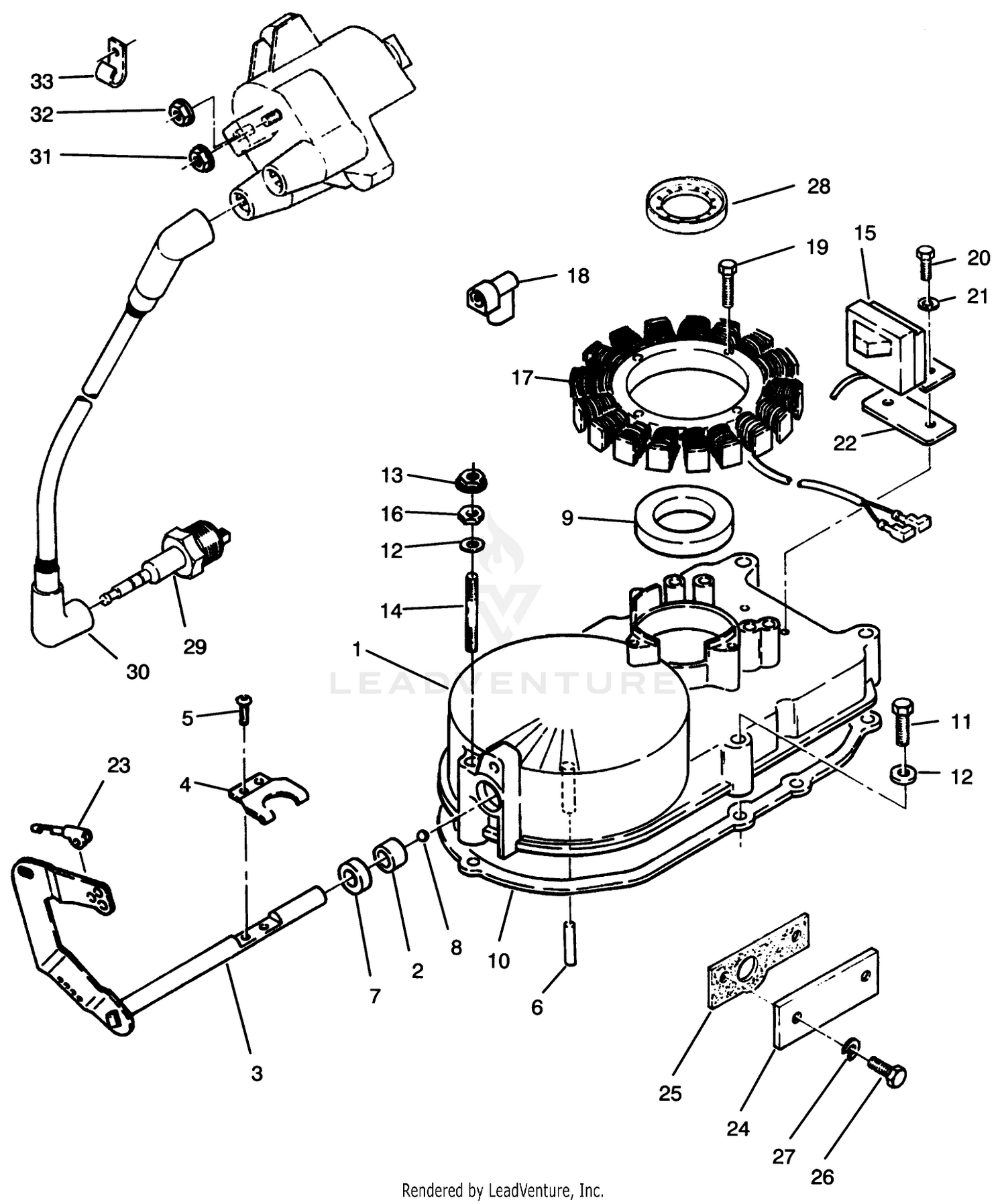 Gearcase  Ignition Assembly