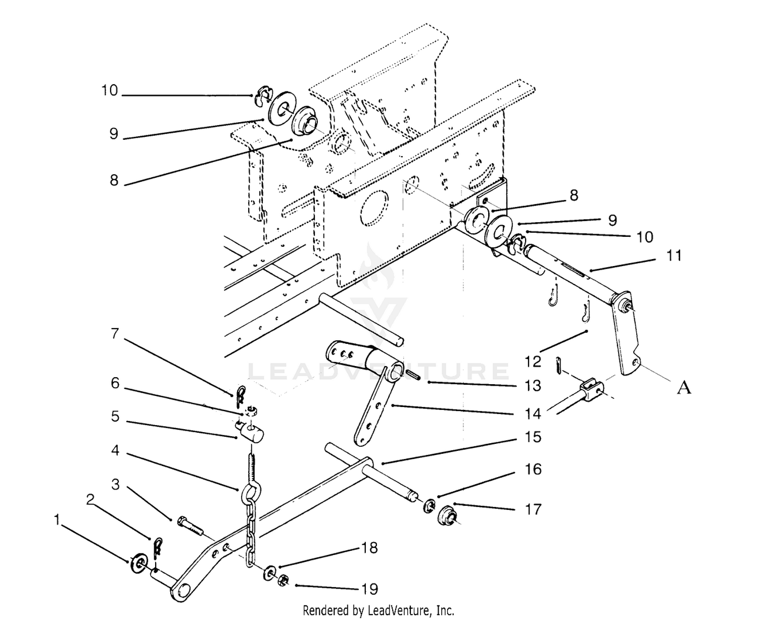 Hydrostatic Lift Linkage