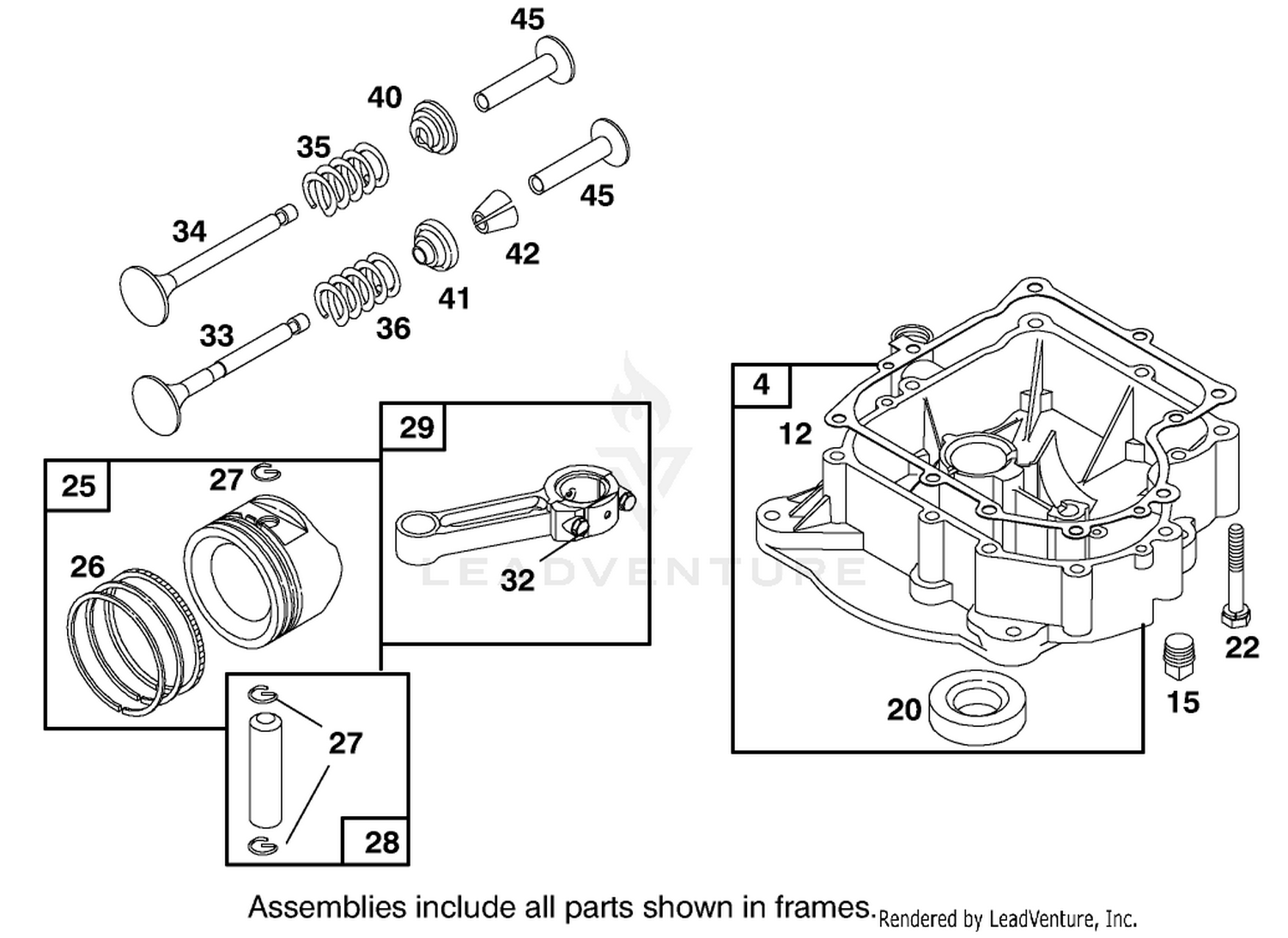 Engine Briggs  Stratton Model 28m707-1182-E1 3