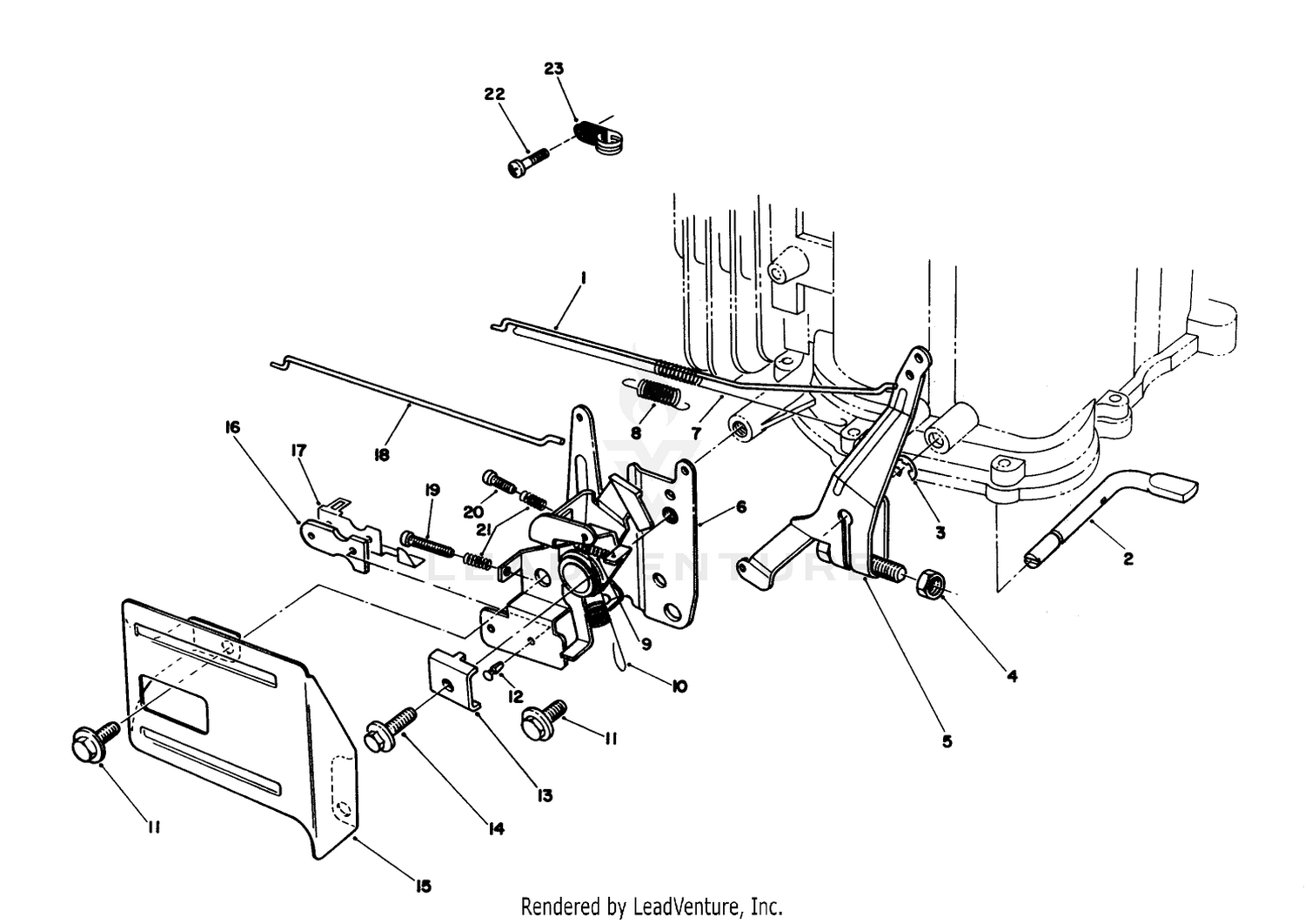 Governor Assembly (engine Model No. Vmj8)