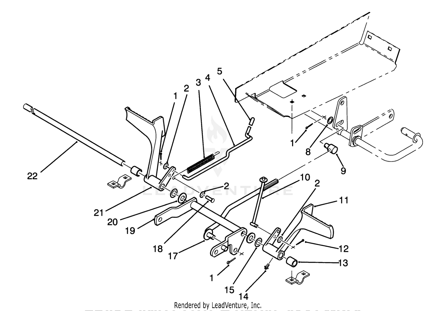 Brake And Clutch Pedal Assembly
