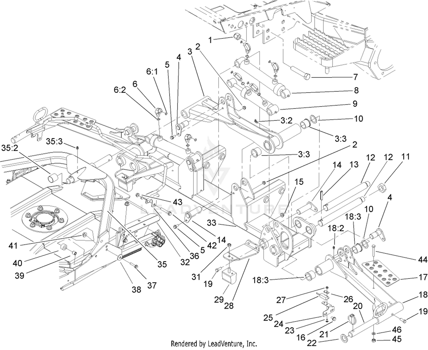 Front Lift Arm Assembly