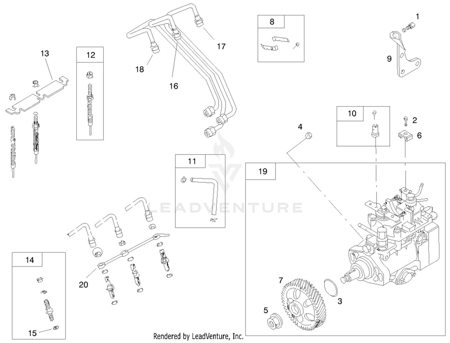 Engine Assembly (serial No. 99000001-9900130)(model 73590) 4