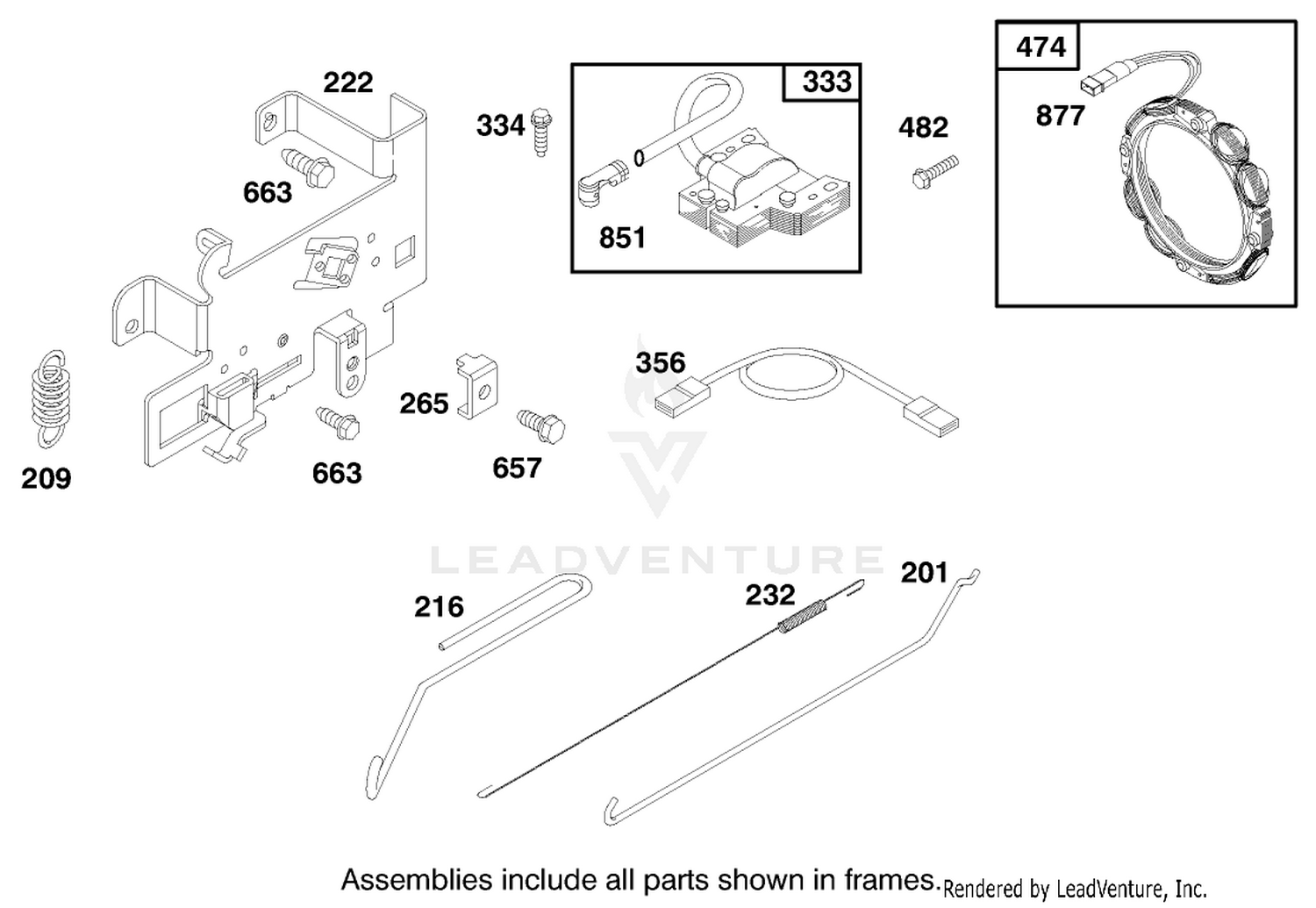 Engine Briggs  Stratton Model 28m707-1122-E1 6