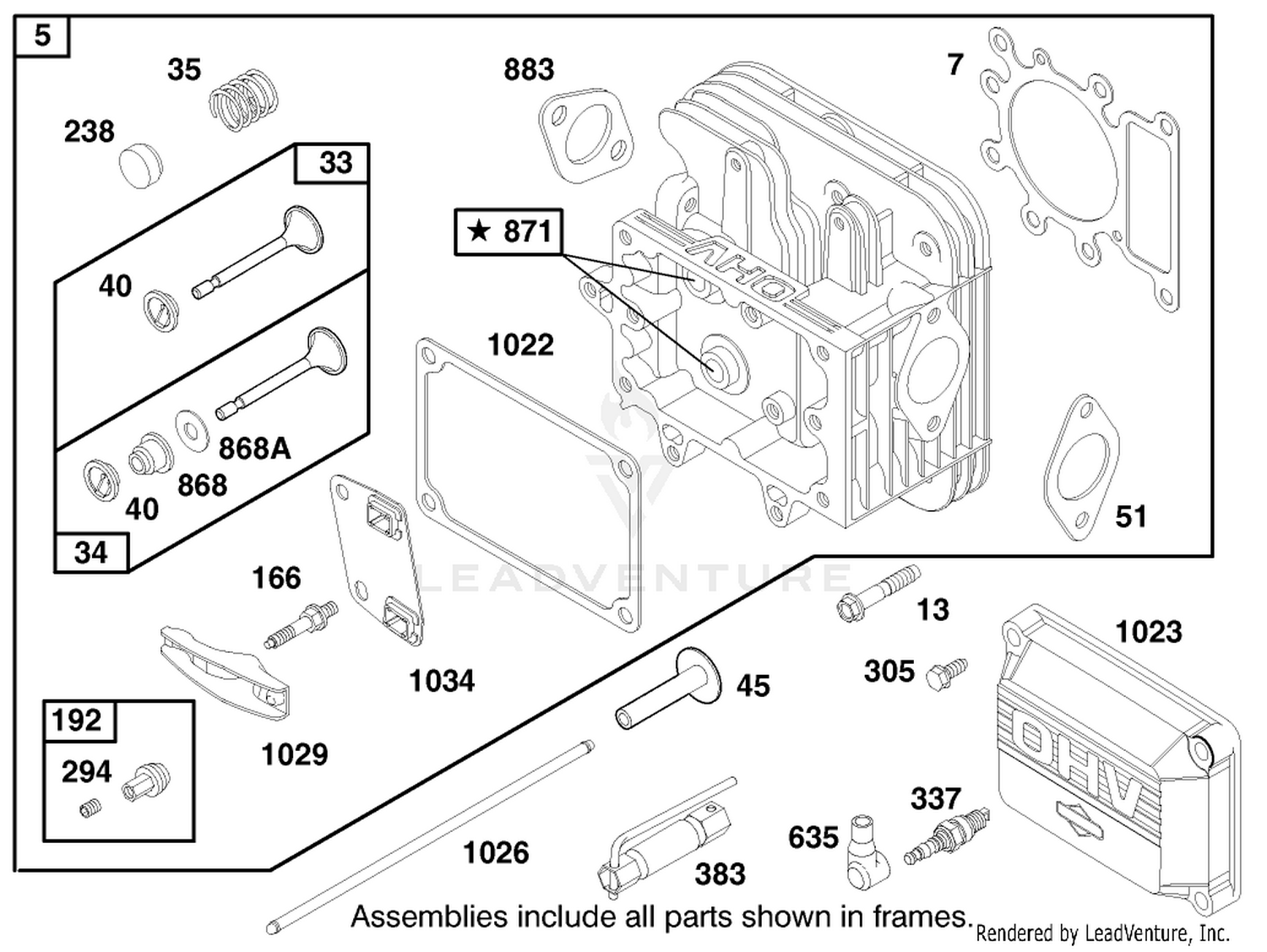 Engine Briggs  Stratton Model 28q777-0668-E1 2