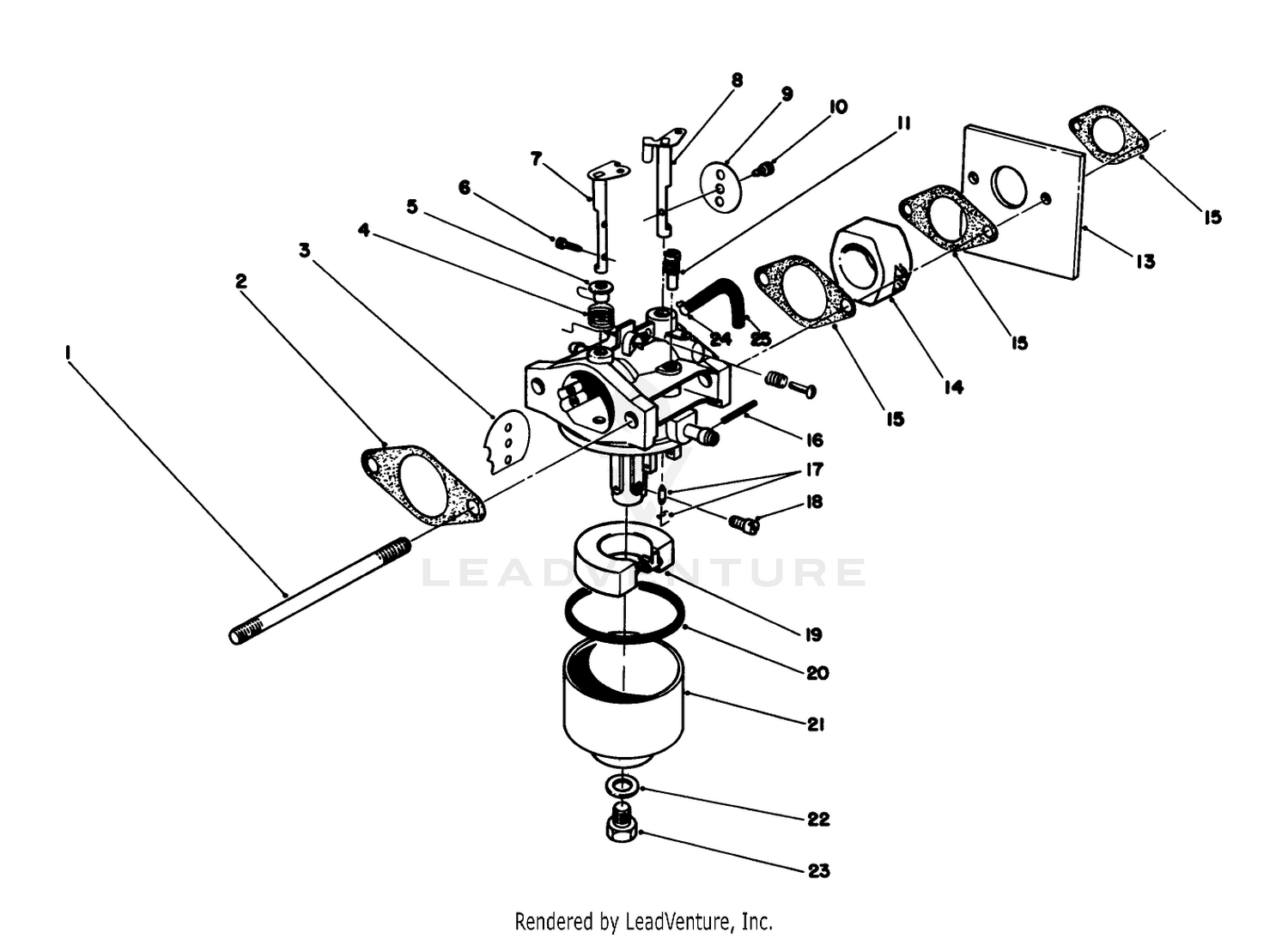 Carburetor Assembly (model No. 47pr4-6)
