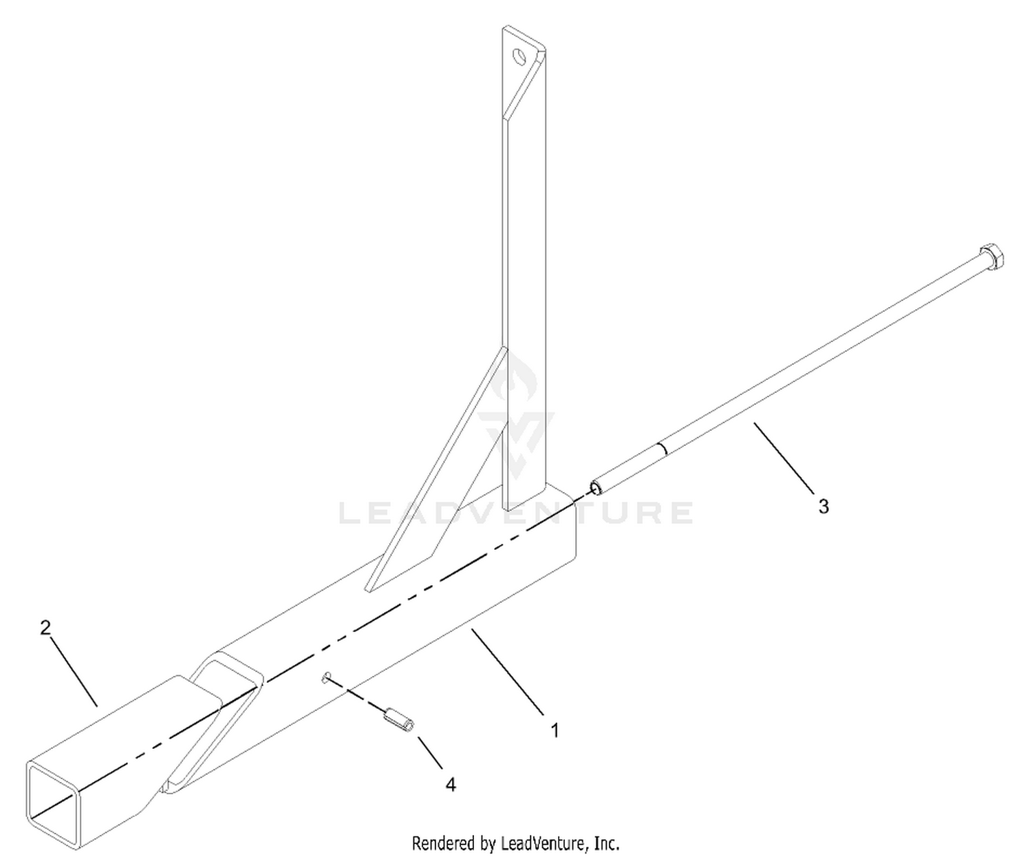Right Hand Boom Mount Assembly No. 106-4960