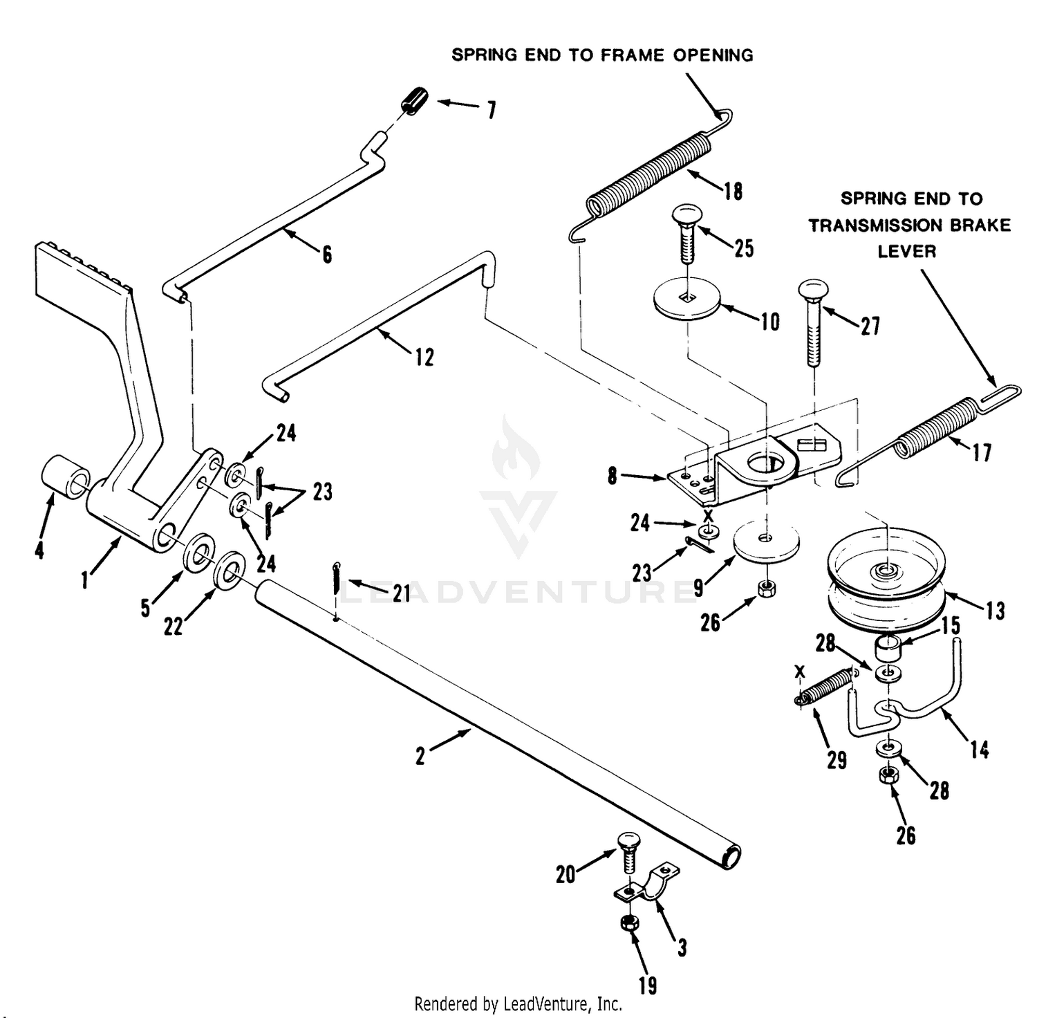 Brake  Idler Assembly (212-5)