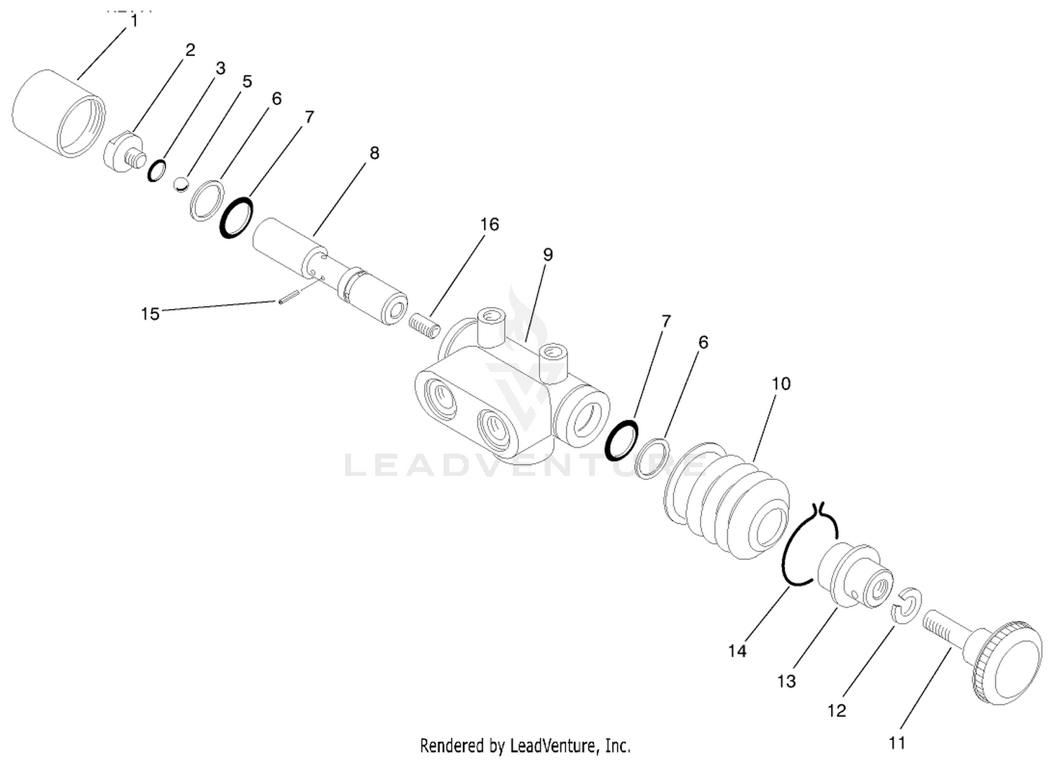Two Position Valve Assembly No. 92-3196 (model No. 03427)