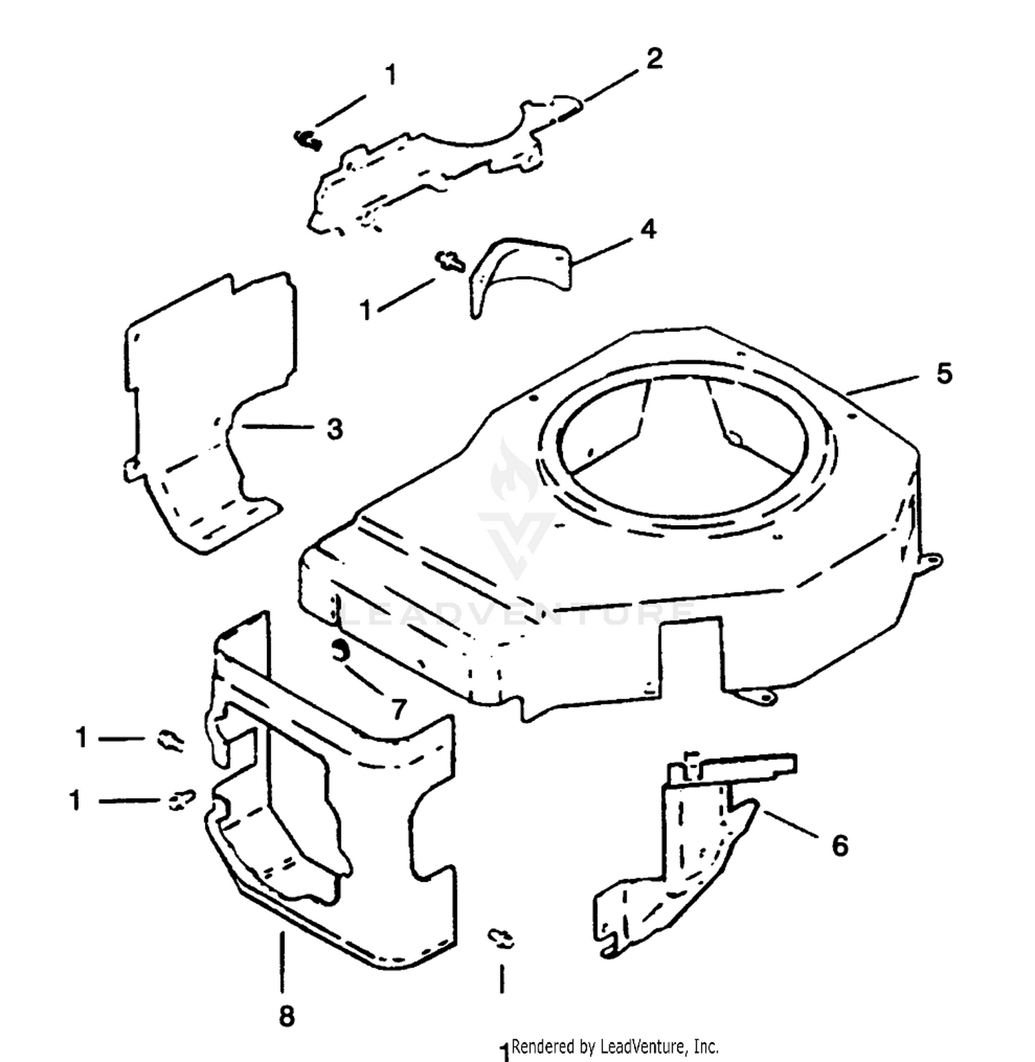 Engine Kohler Model No. Cv14 T-1412 4