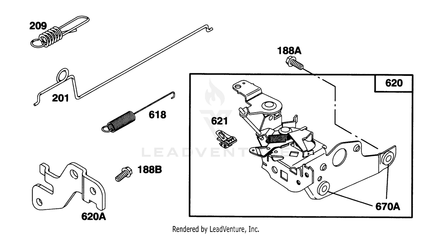 Engine Briggs  Stratton Model 127802-0640-01 4