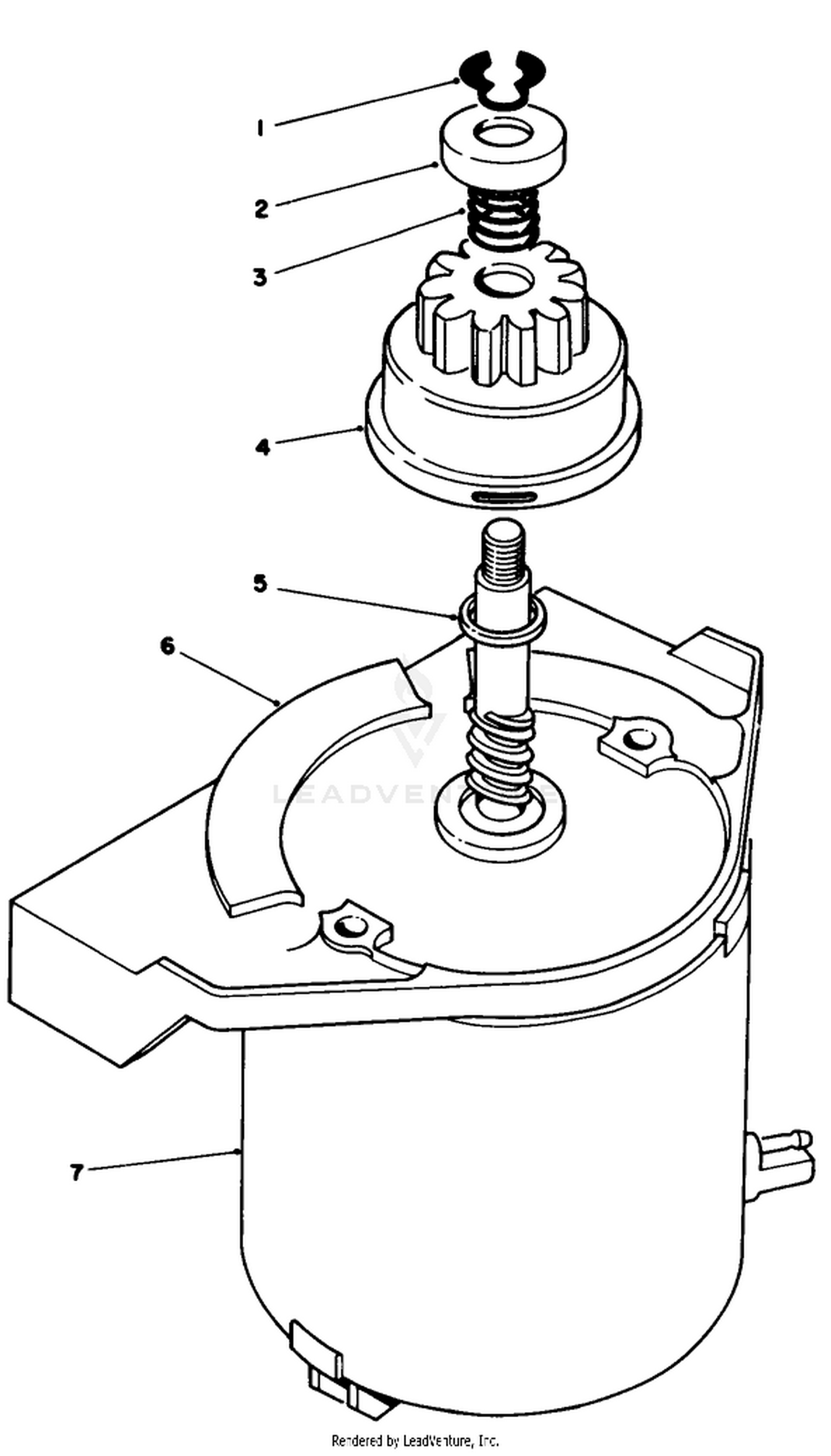 Starter Motor Assembly No. 53-4500
