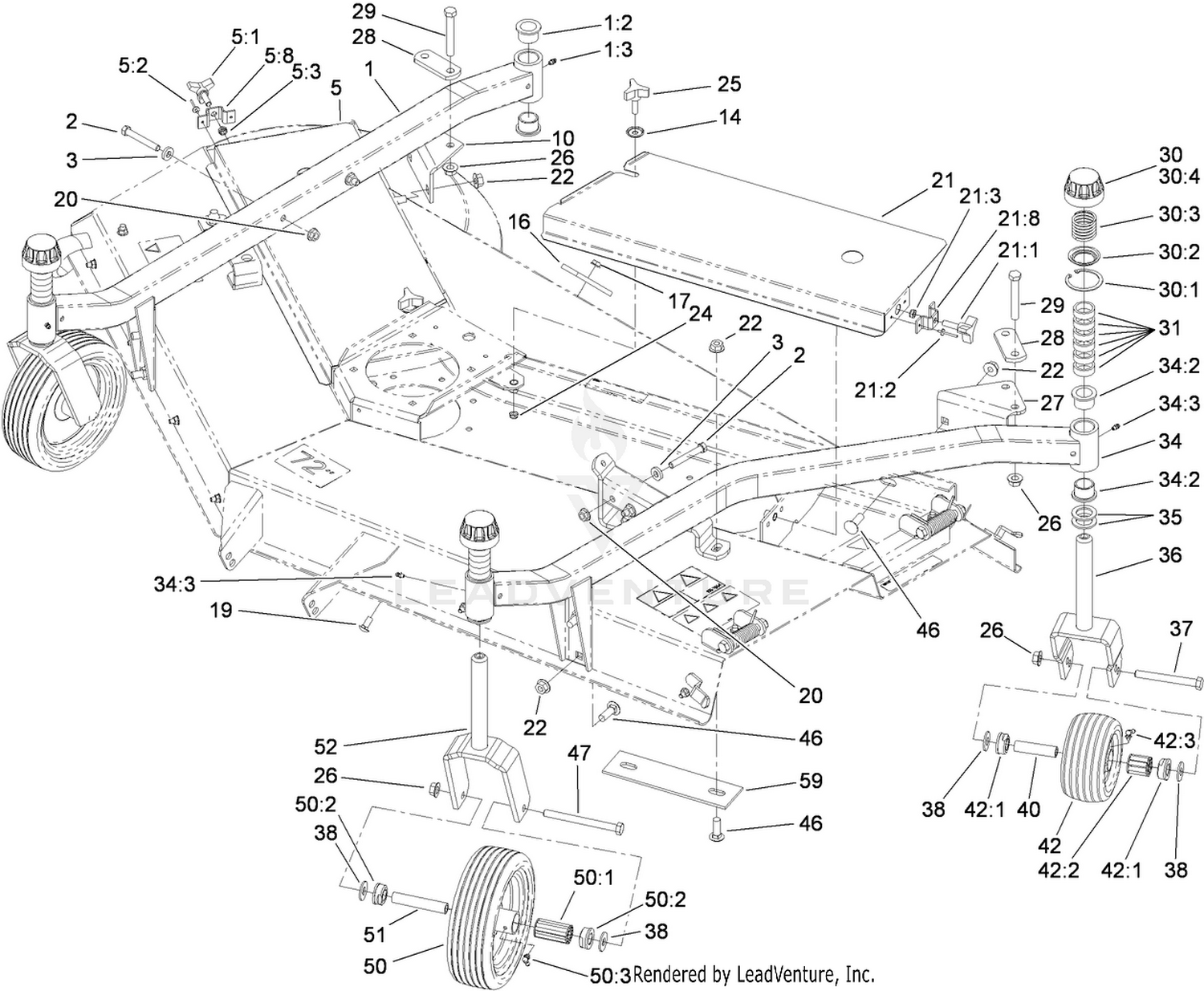 Carrier Frame and Cover Assembly