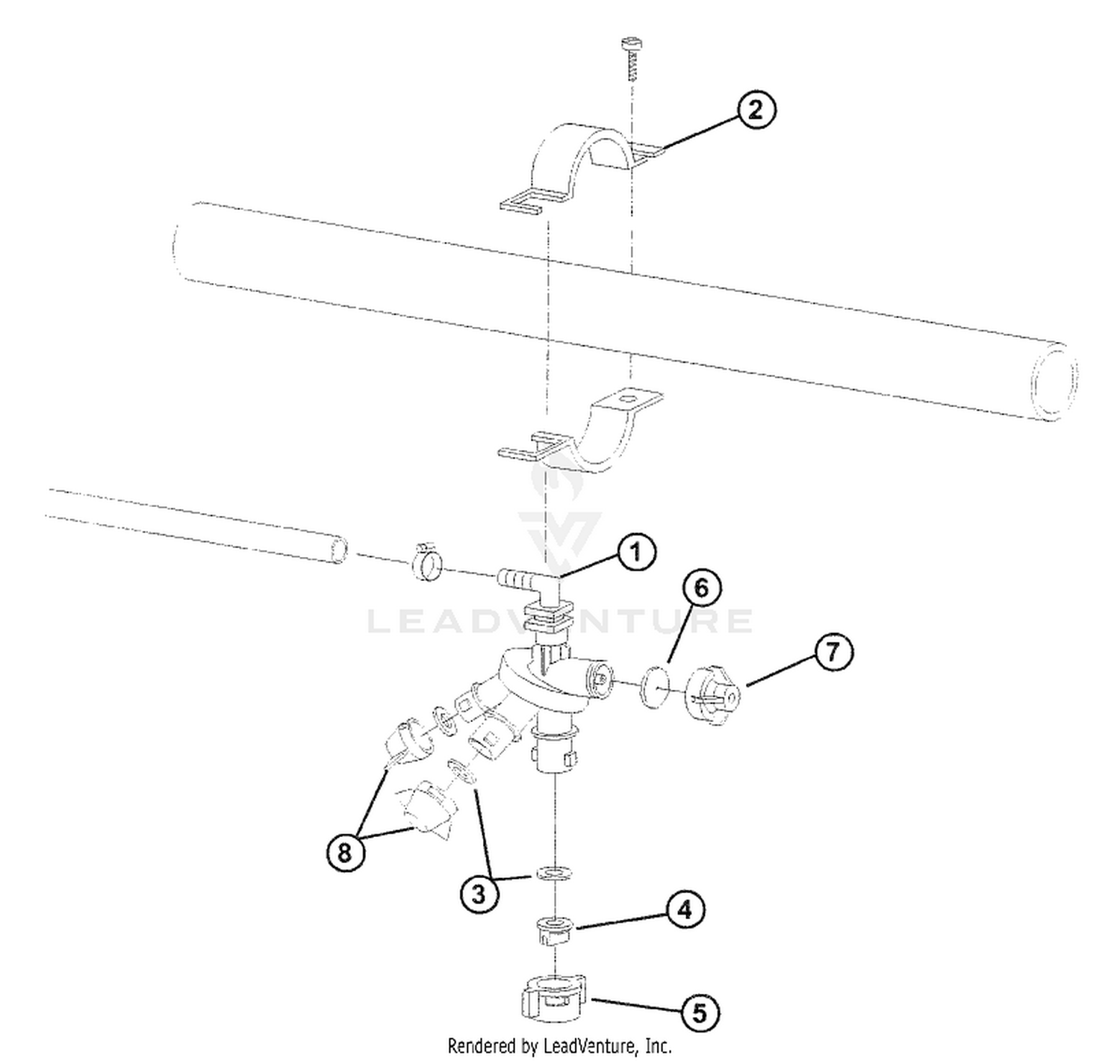 NOZZLE BODY ASSEMBLY Serial #-s 90161 and up