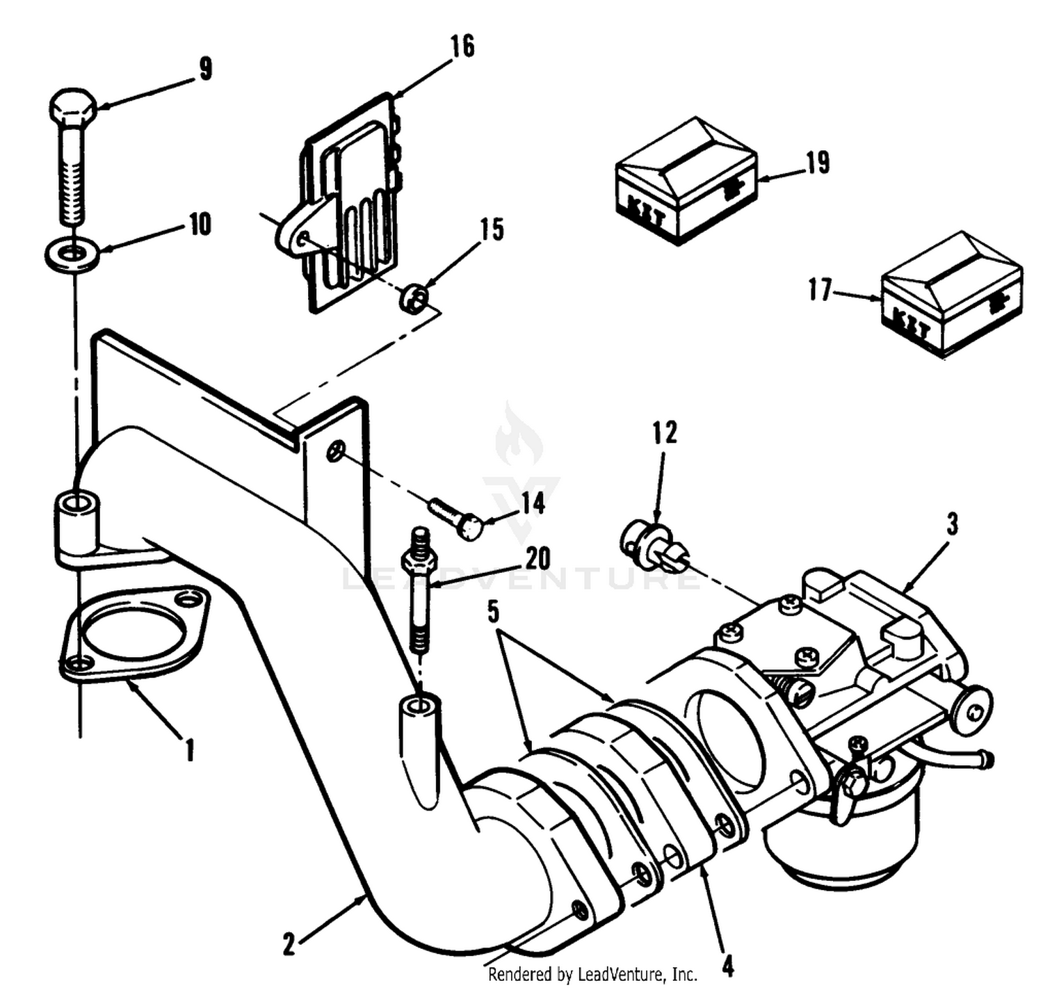 12hp Engine Carburetor Assembly