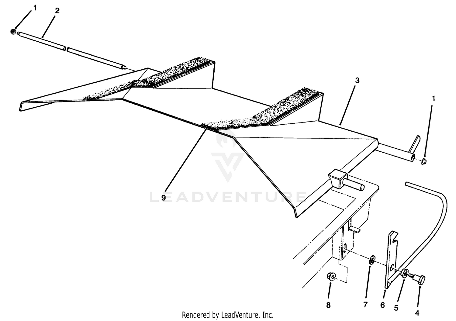 Rear Cover  Latch Assembly