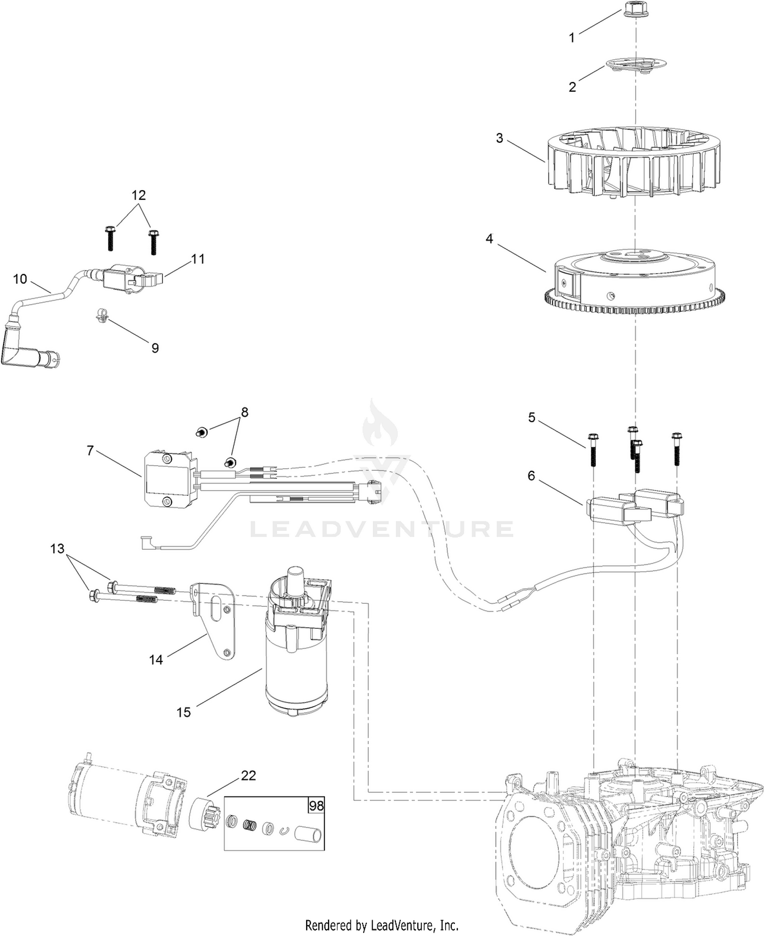 Ignition and Electrical Assembly