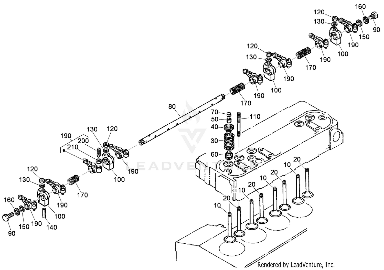 Valve and Rocker Arm Assembly