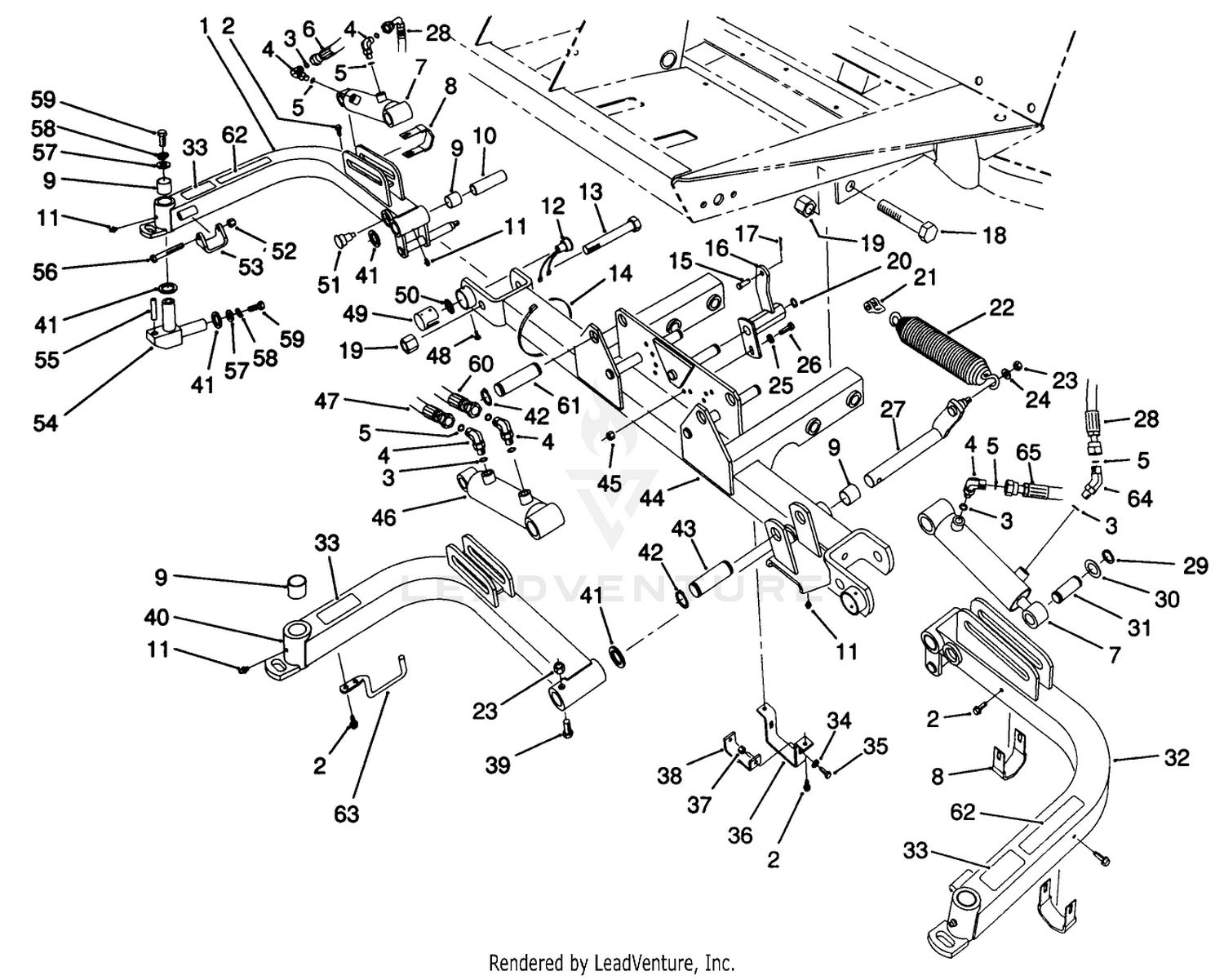 Front Lift Arms Assembly