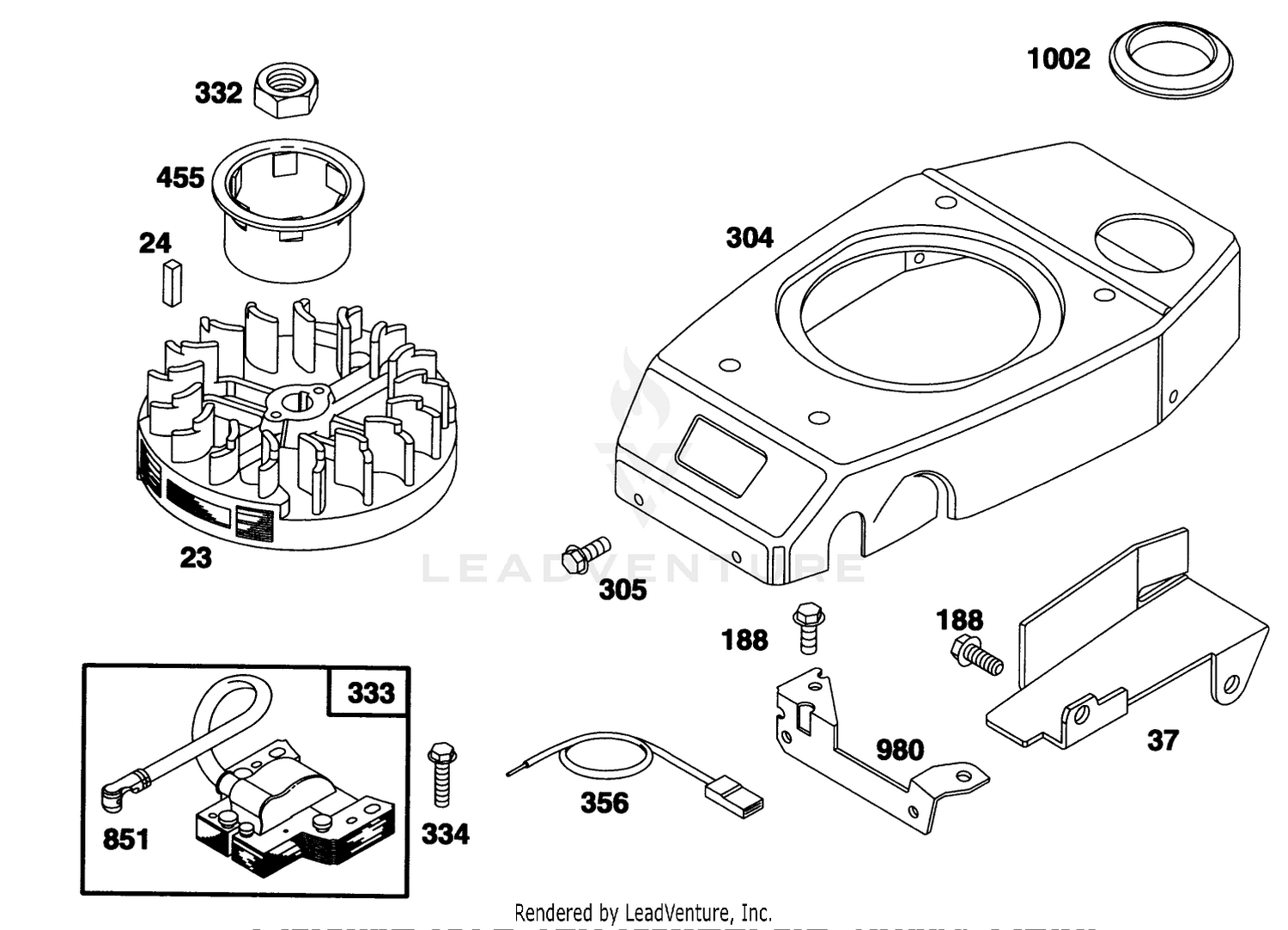 Engine Gts 150 (model No. 20465 Only)(model No. 97772-0310-A2) 6