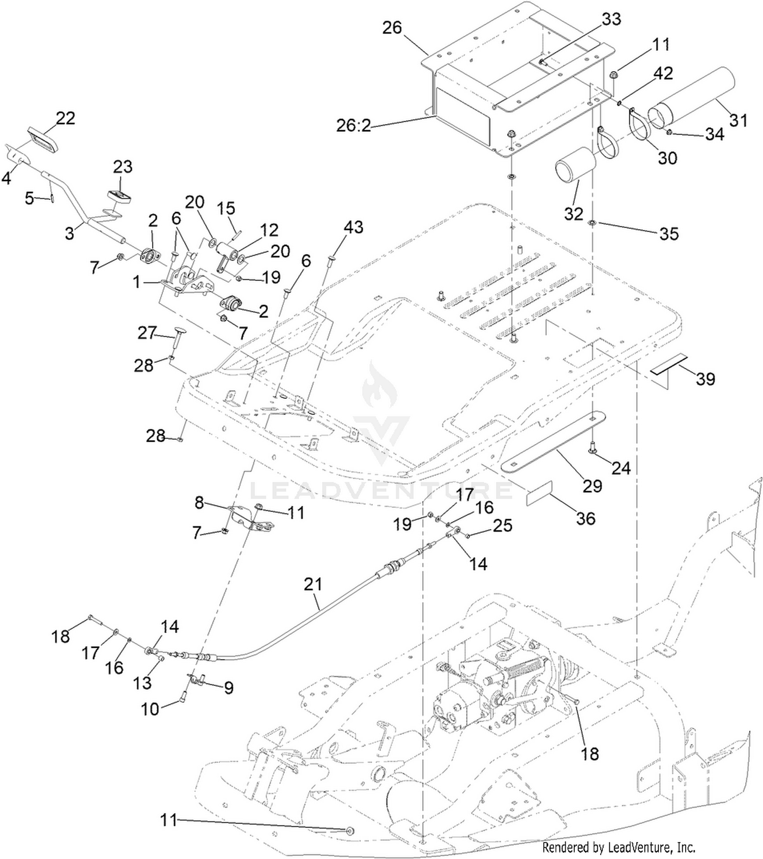 Traction Pedal Assembly