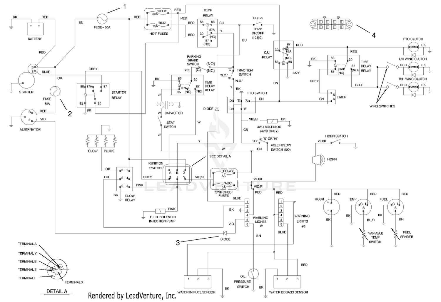 Electrical Schematic Assembly No. 104-7414