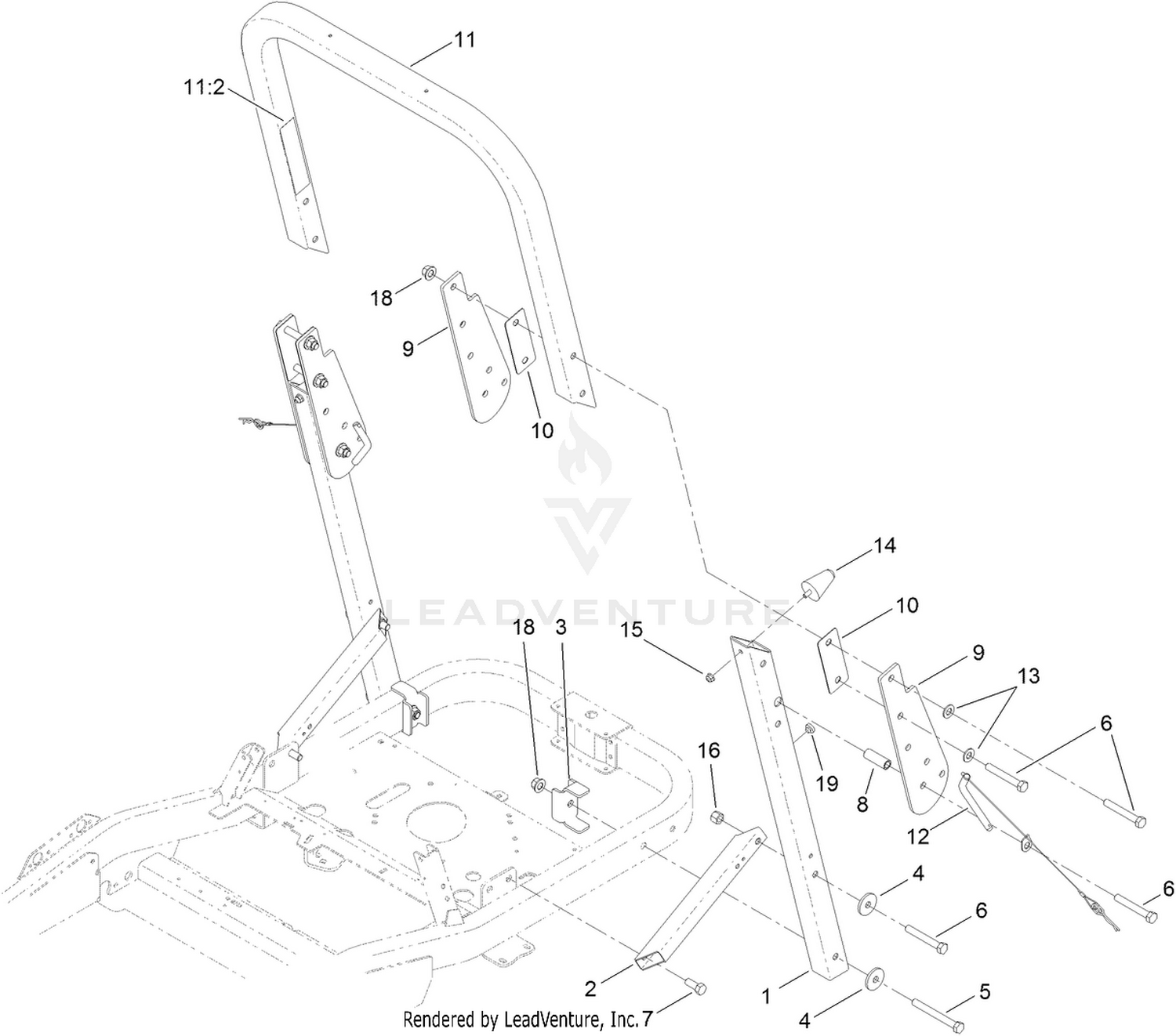 Roll-Over Protection System Assembly