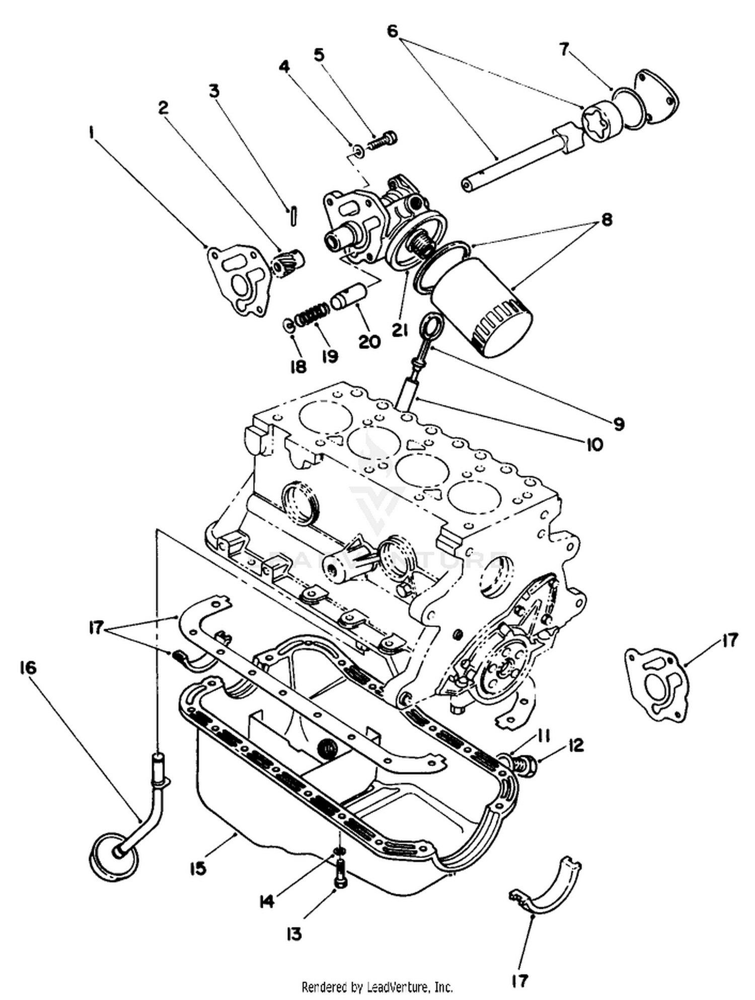 Oil Filter  Pump Assembly
