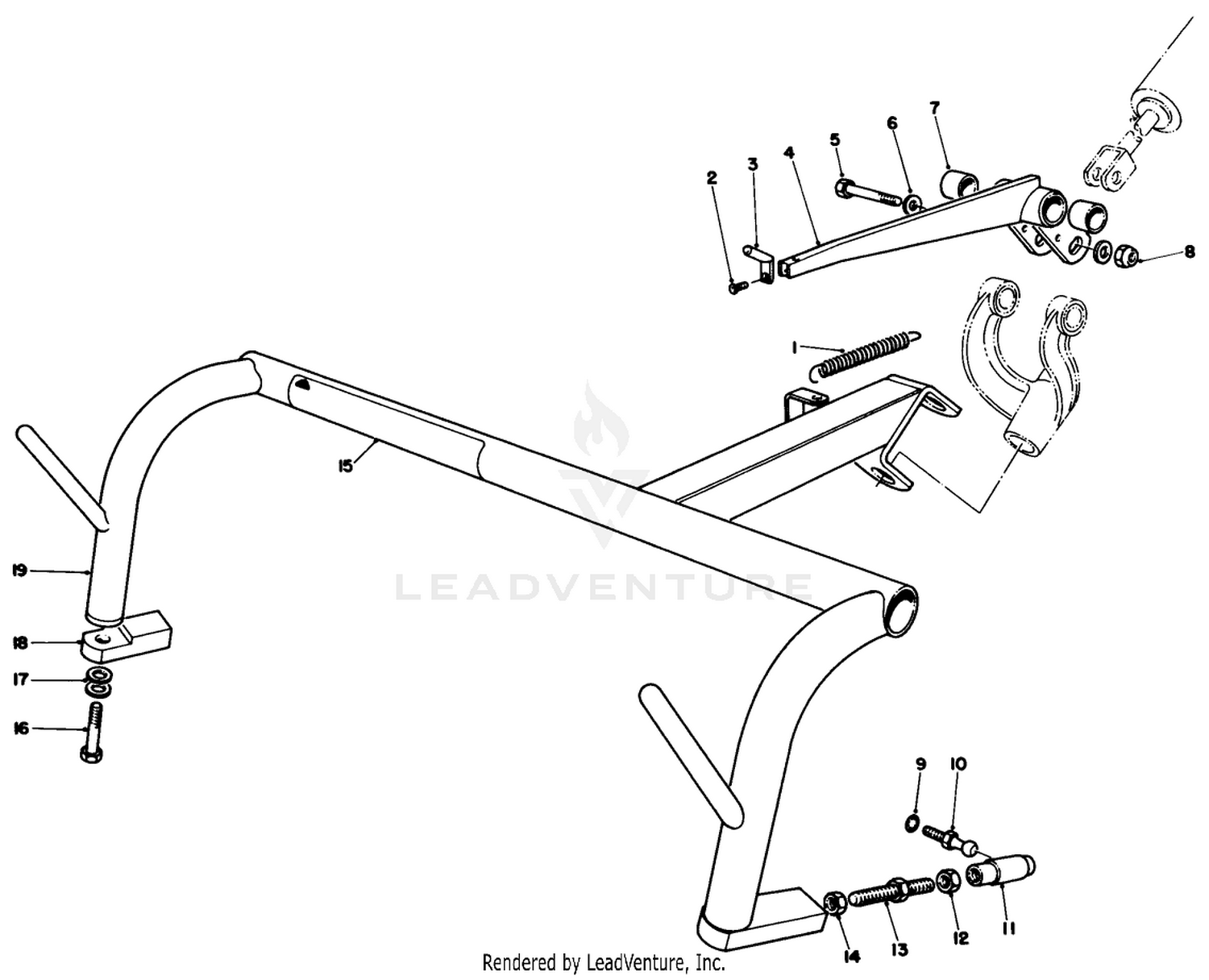 Direct Suspension Pull Frame Kit Model No. 04452 (optional) (continued) 2