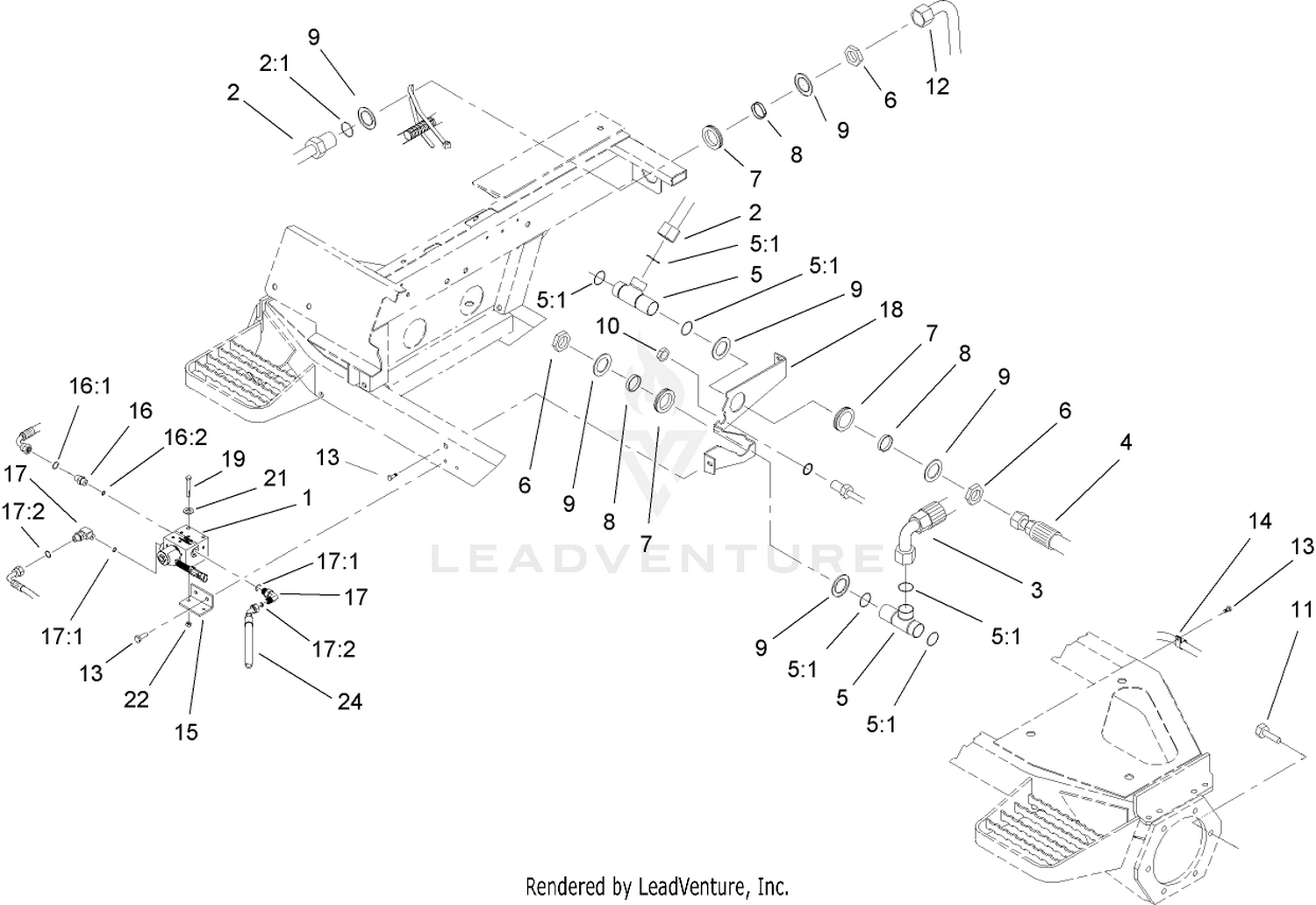 Front Hydraulic Drive Assembly