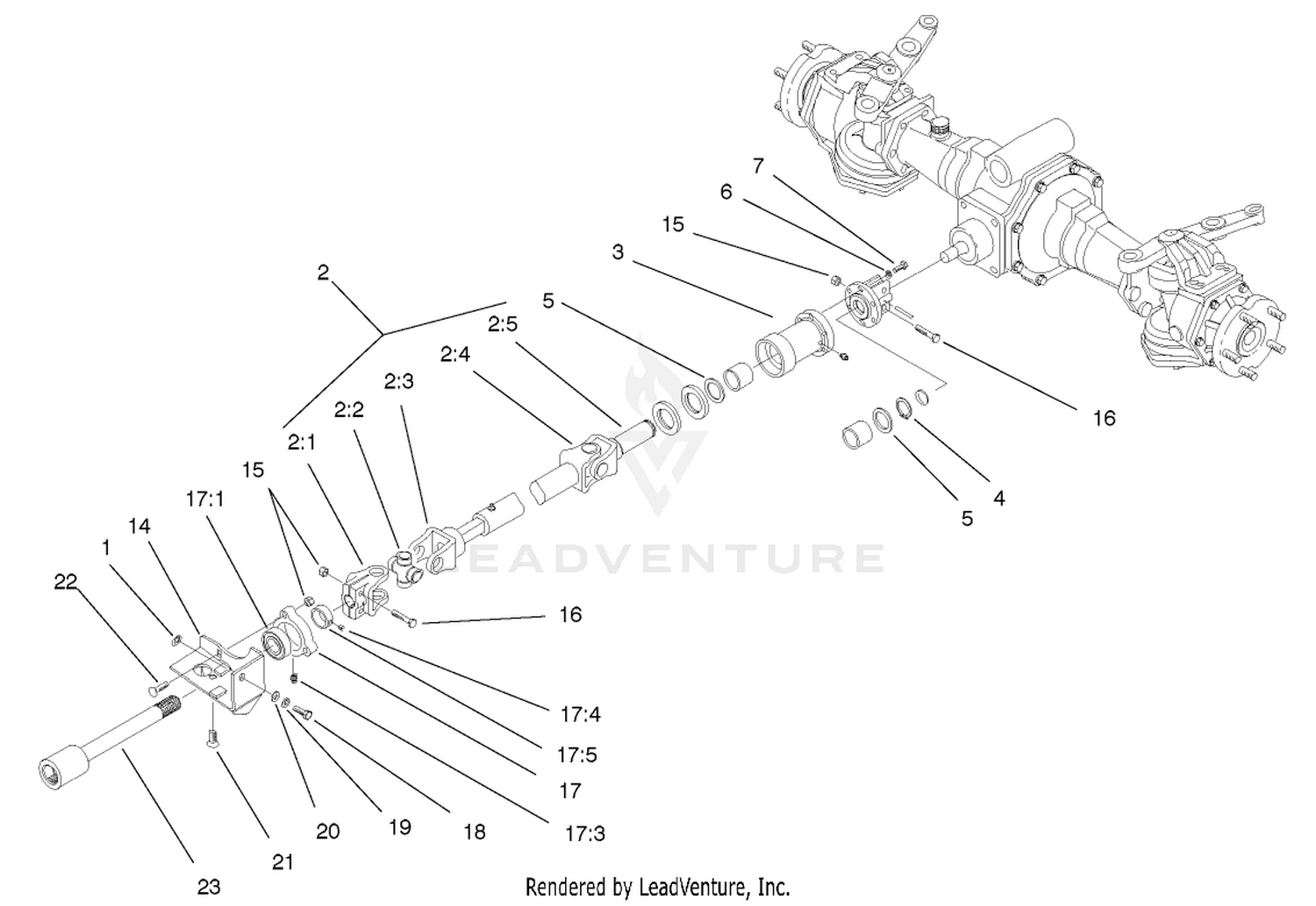 4wd Shaft Assembly