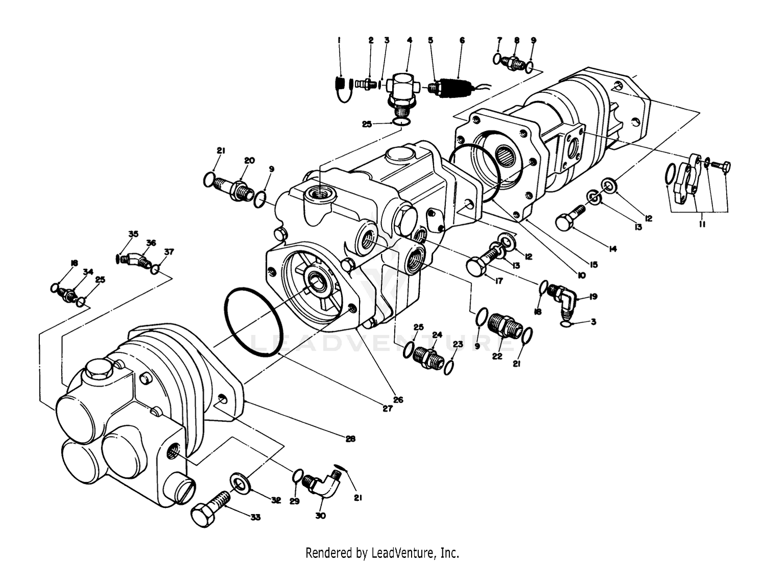 Hydraulic Pump Connections