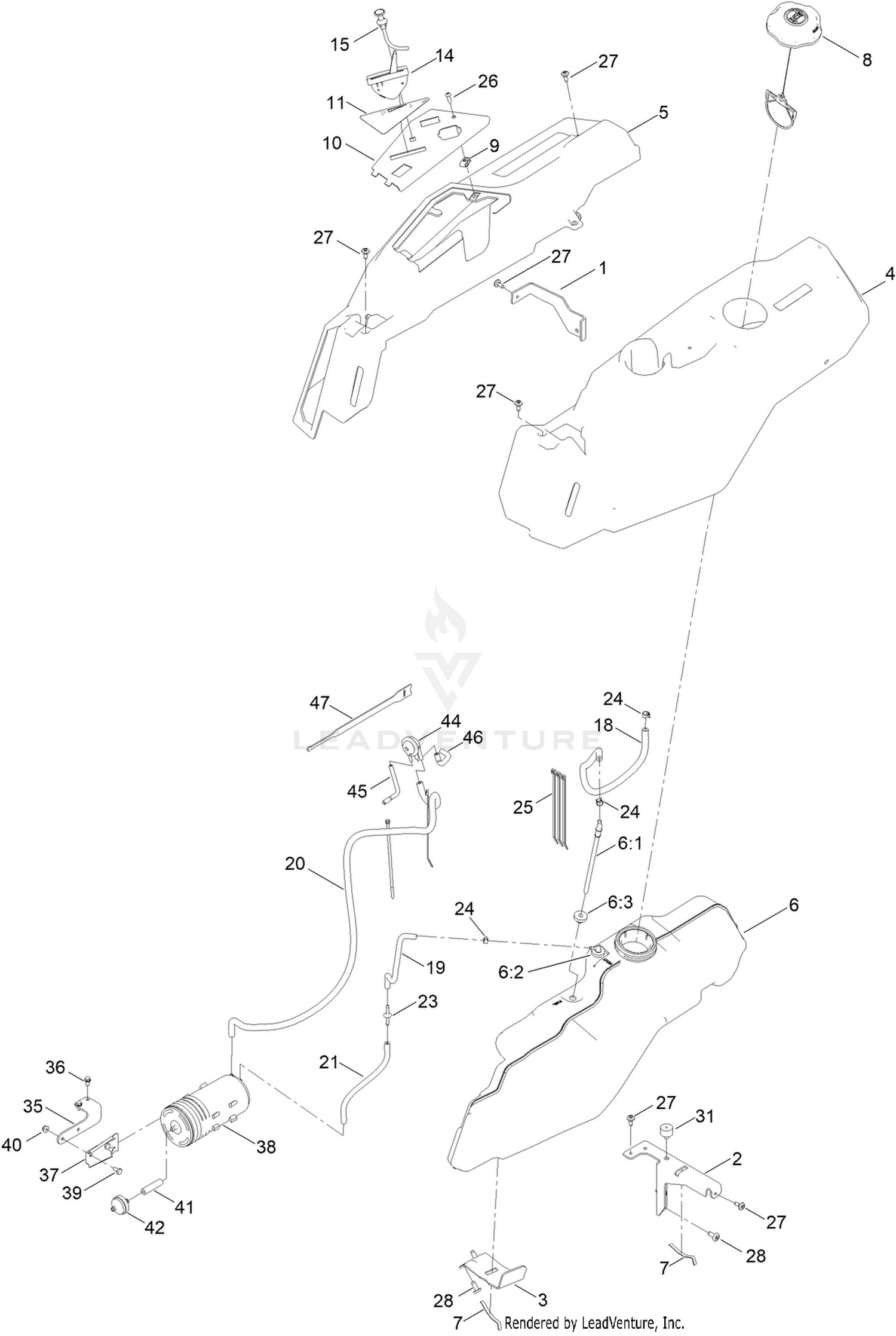 Body Styling and Fuel Pod Assembly
