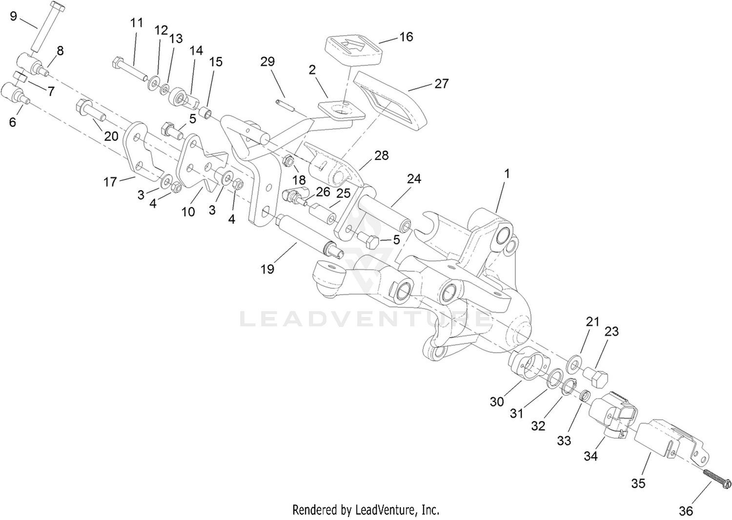 Right Hand Support Platfrom Assembly