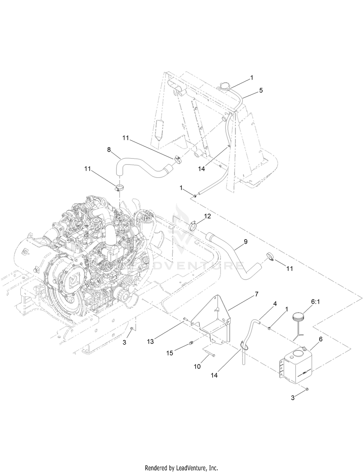 Engine Cooling and Hose Assembly