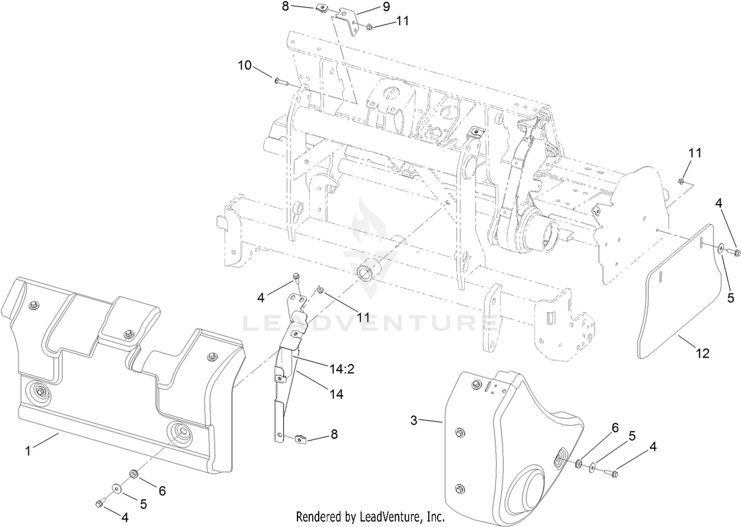 Left Hand Front Cover Assembly