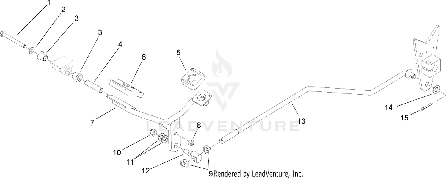 Traction Pedal Assembly