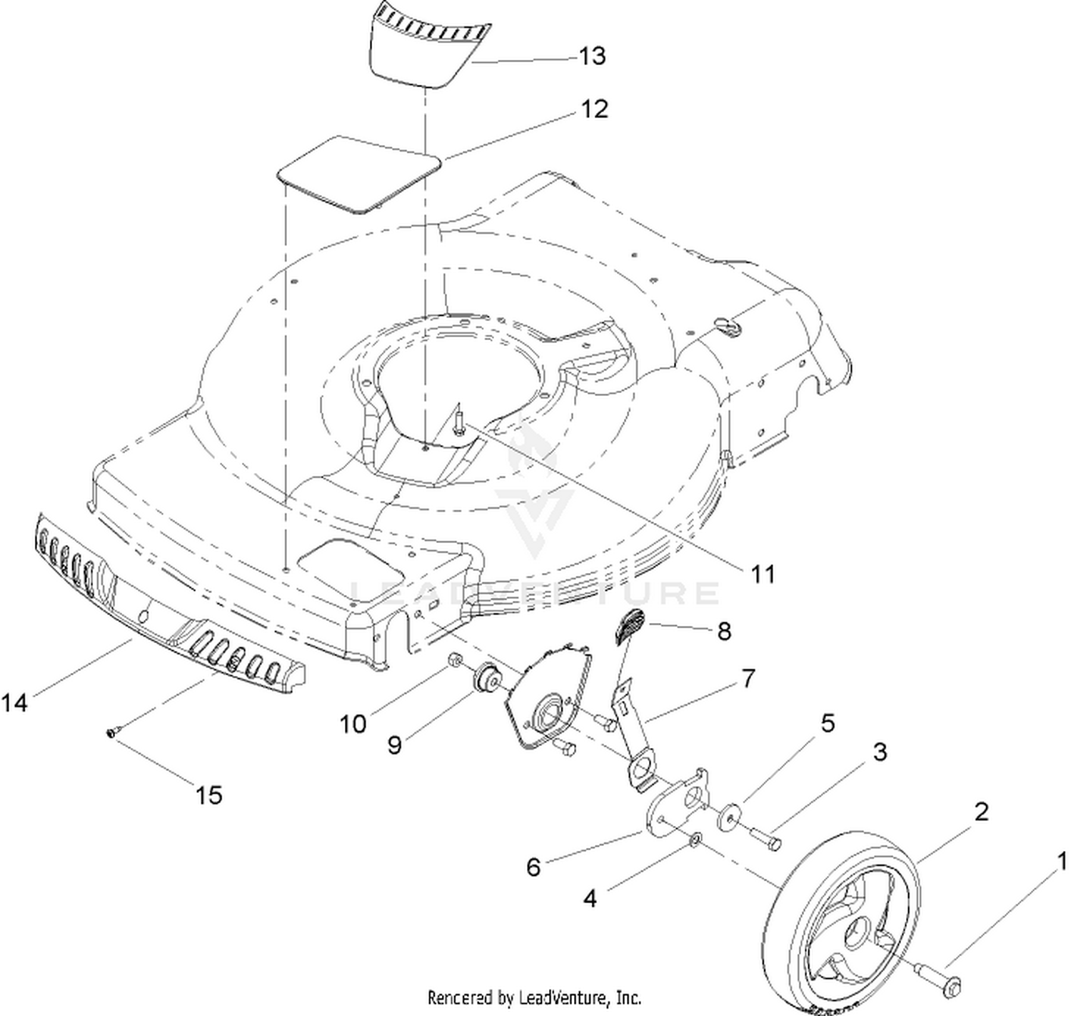 Height of Cut Wheel Assembly