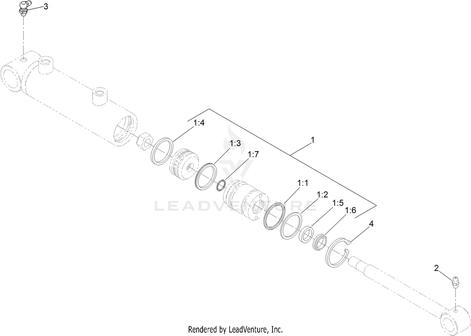 Hydraulic Cylinder Assembly No. 119-6989