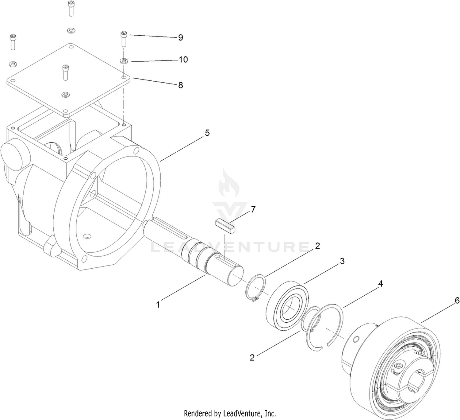 Centrifugal Clutch Assembly No. 107-1050