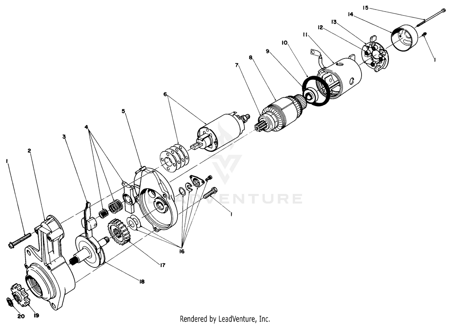 Starter Assembly No. 46-7610
