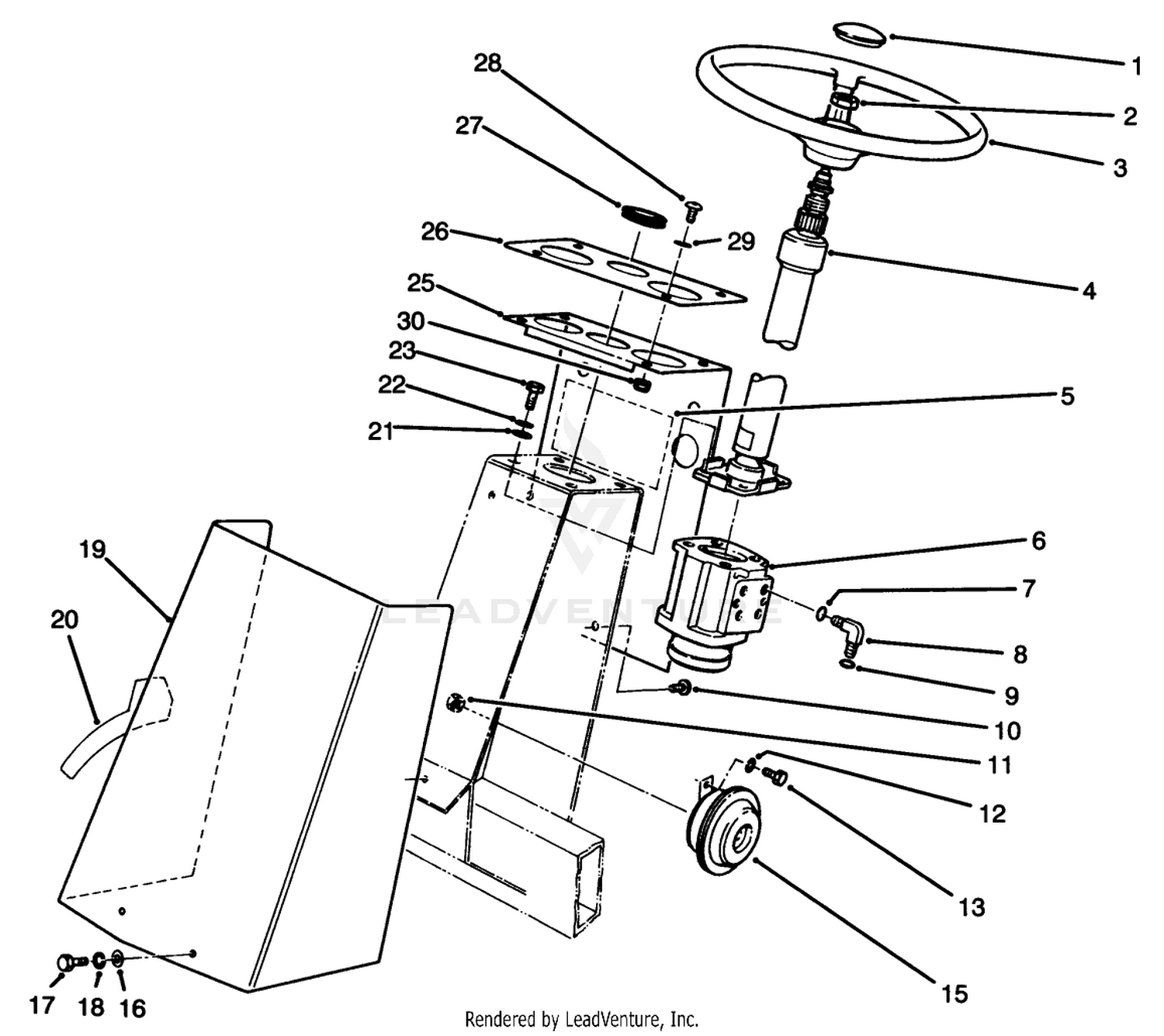 Steering Tower Assembly